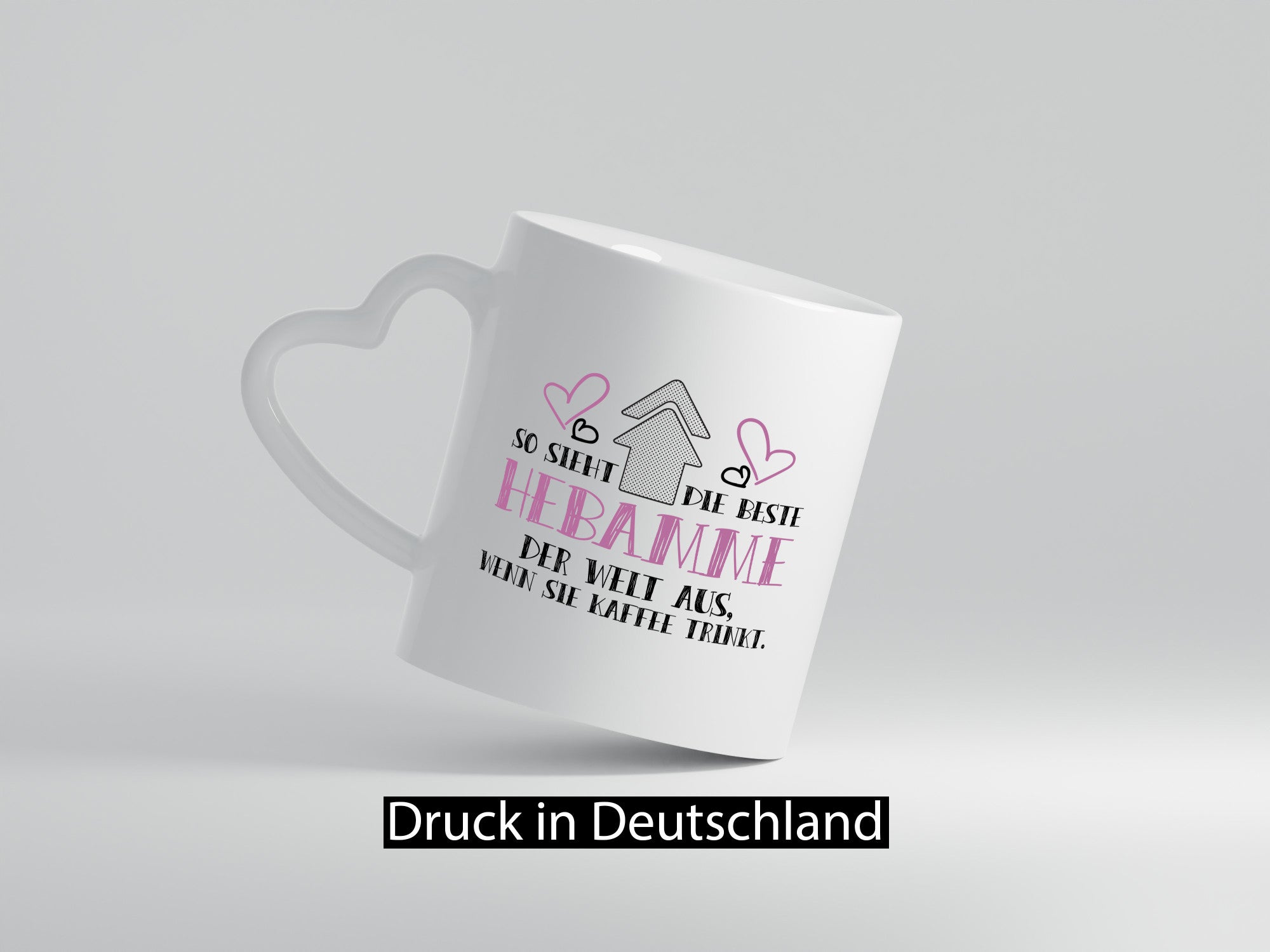 Beste Hebamme der Welt | Kaffee trinken Dankeschön Geschenk Humor Geschenkidee