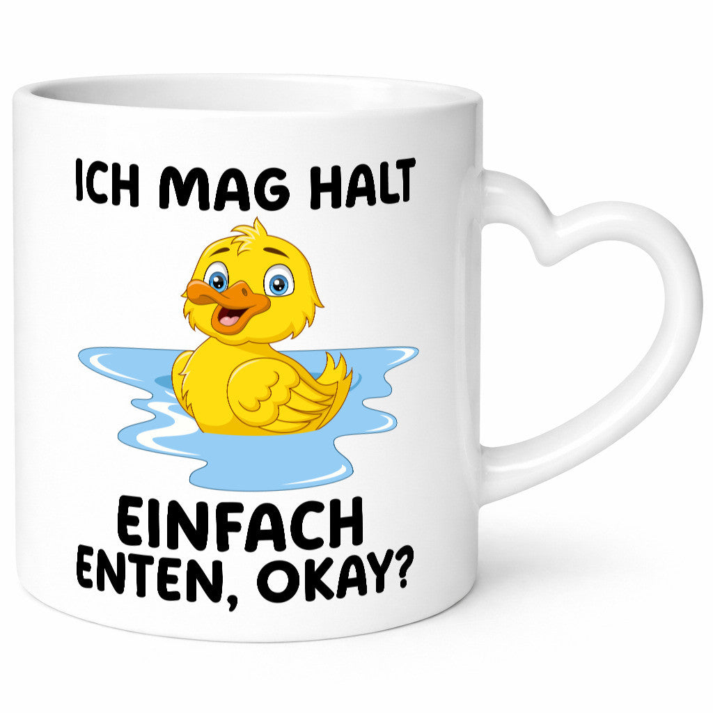 Ich mag halt einfach Enten okay | Entenliebhaber lustiger Spruch Geschenk Humor