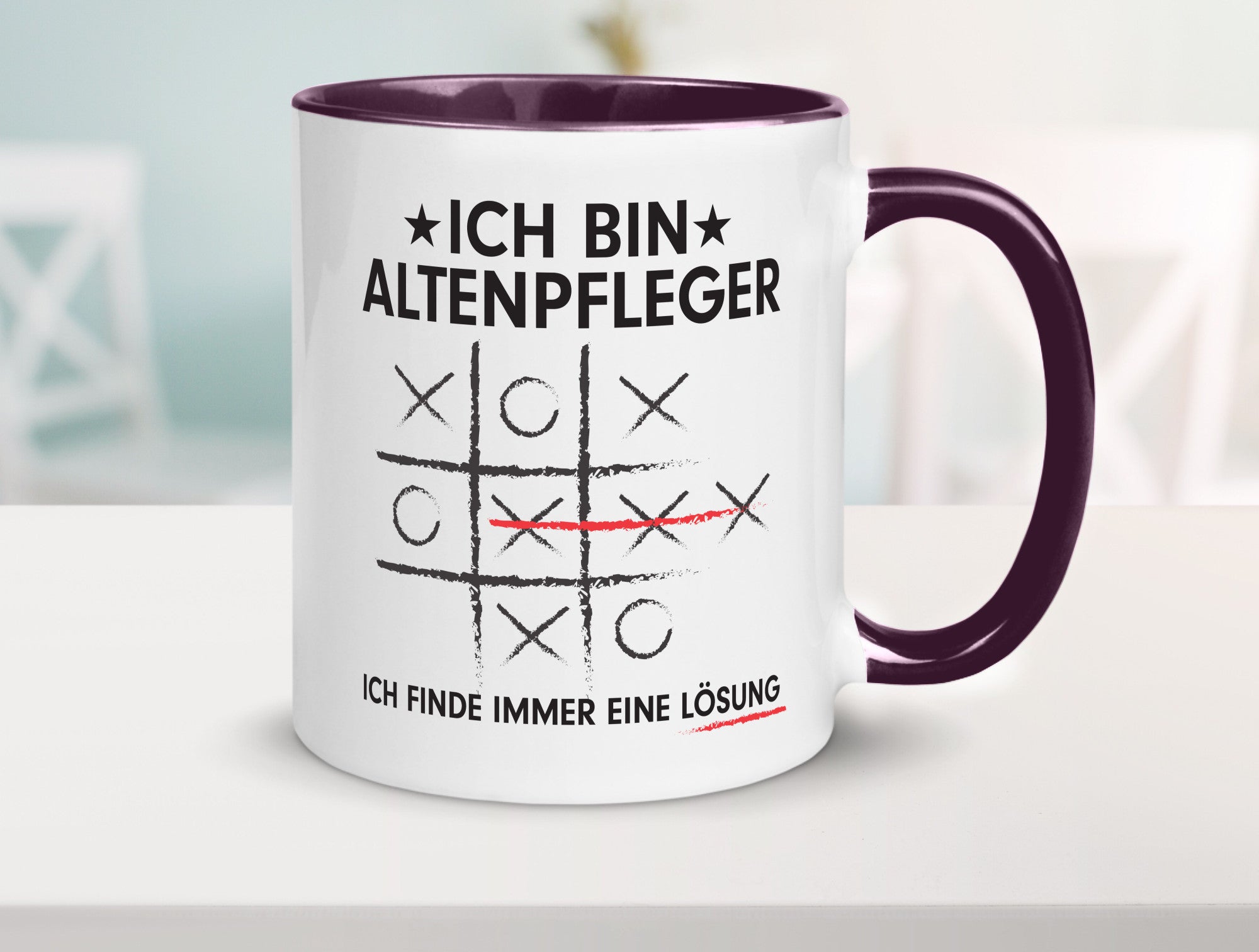 Lösung finden: Altenpfleger | Pflegepersonal v2 lustiger Spruch Geschenk Humor
