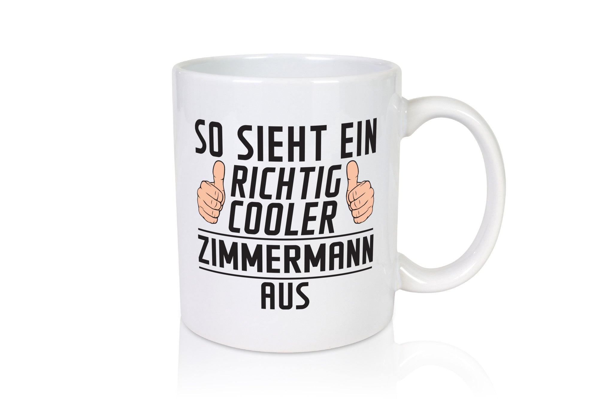Richtig Cooler Zimmermann | Handwerker Holzbau Geschenkidee Humor Tasse