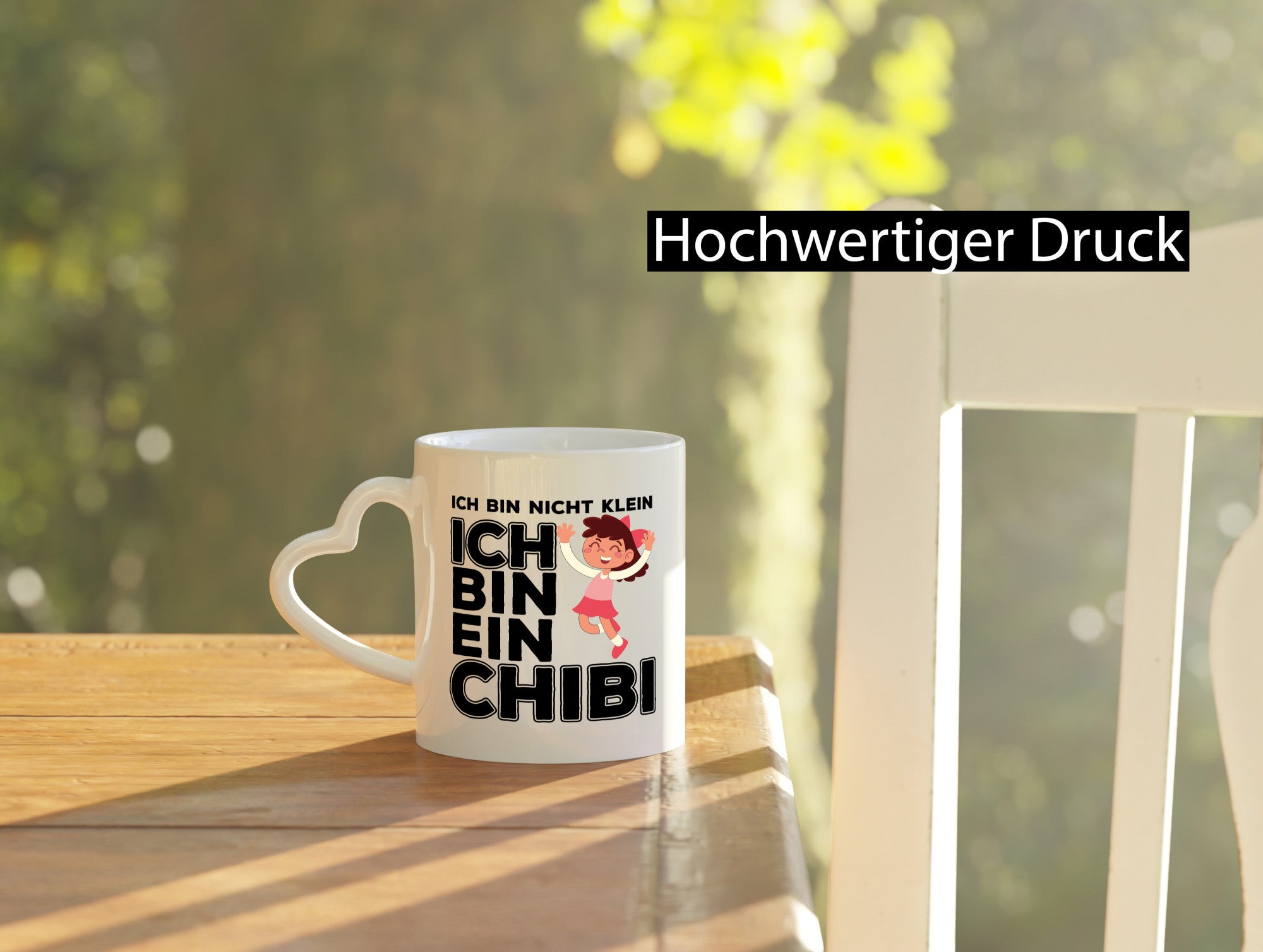 Ich bin ein Chibi | Anime Tasse Süßer Comic Mädchen lustiger Spruch Geschenk