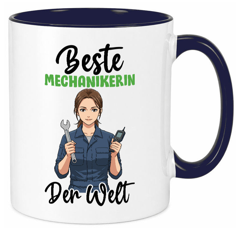 Beste Mechanikerin | KFZ v2 Humor Geschenkidee Tasse