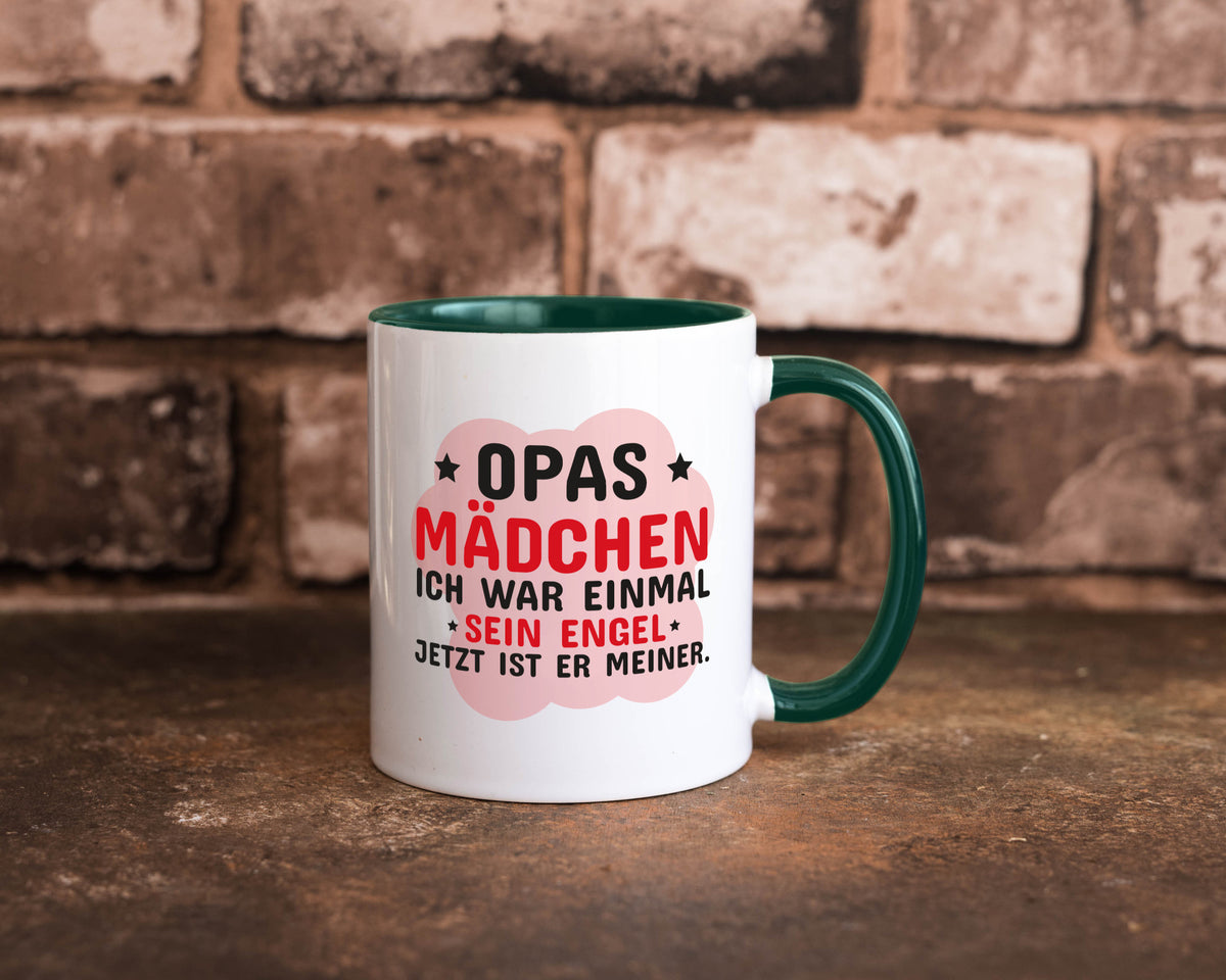 Opas Mädchen | Trauer Tasse Abschied Enkelin lustig Familie Geschenkidee