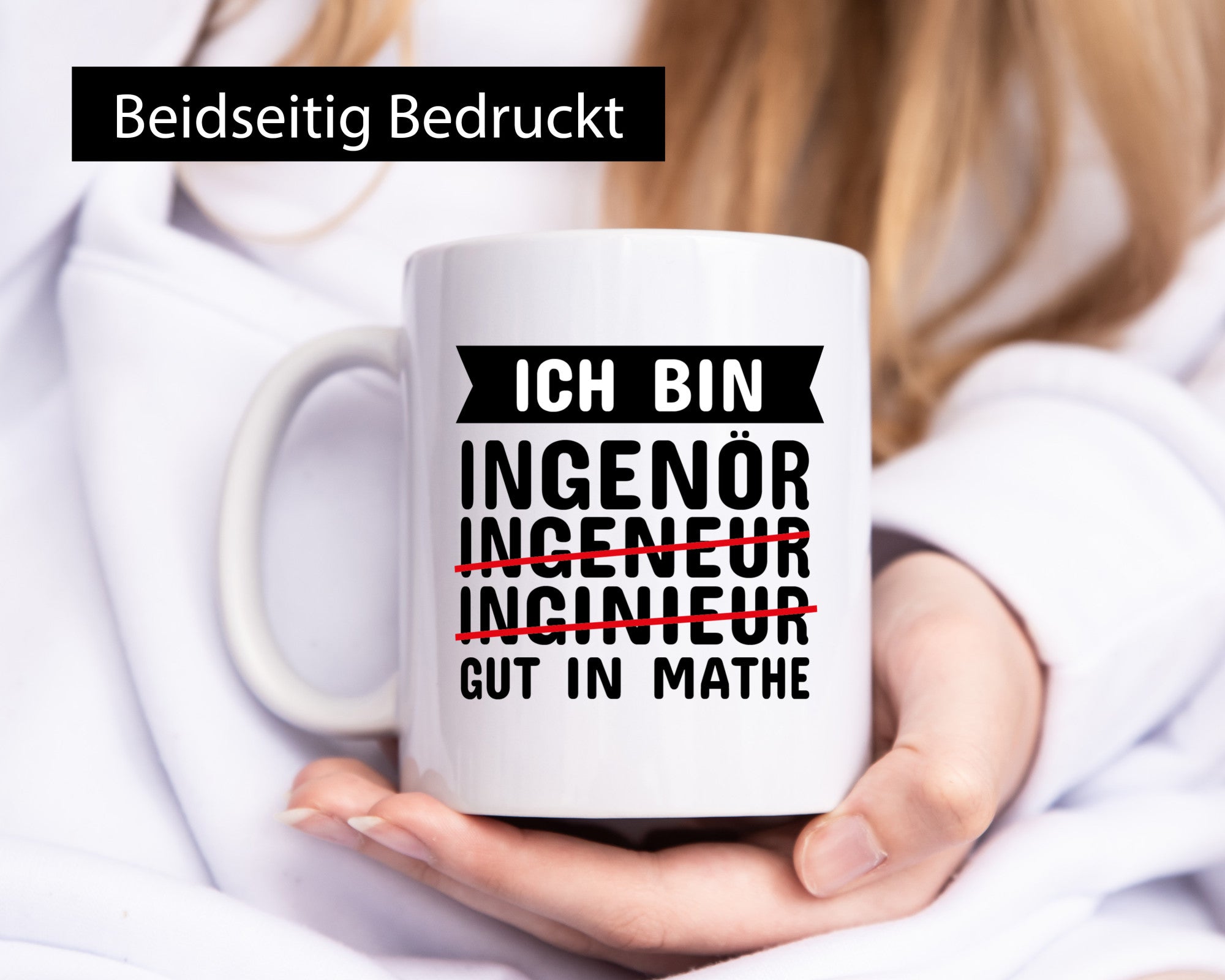 Ich bin gut in Mathe Ingenieur Geschenk Humor Geschenkidee lustiger Spruch Tasse