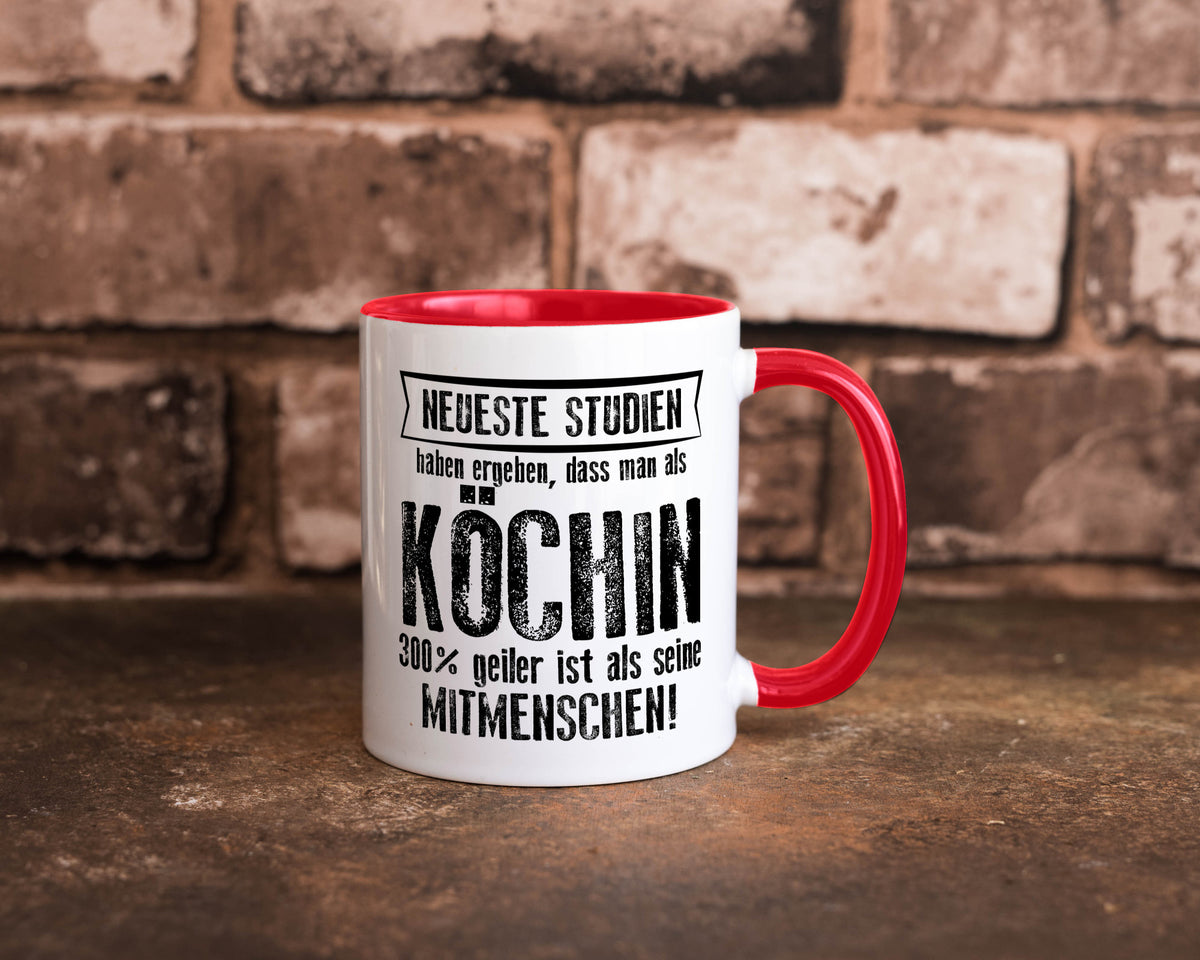 Neuste Studien: Köchin | Chefköchin Chefkoch Geschenk Arbeit Kollegen Büro Tasse