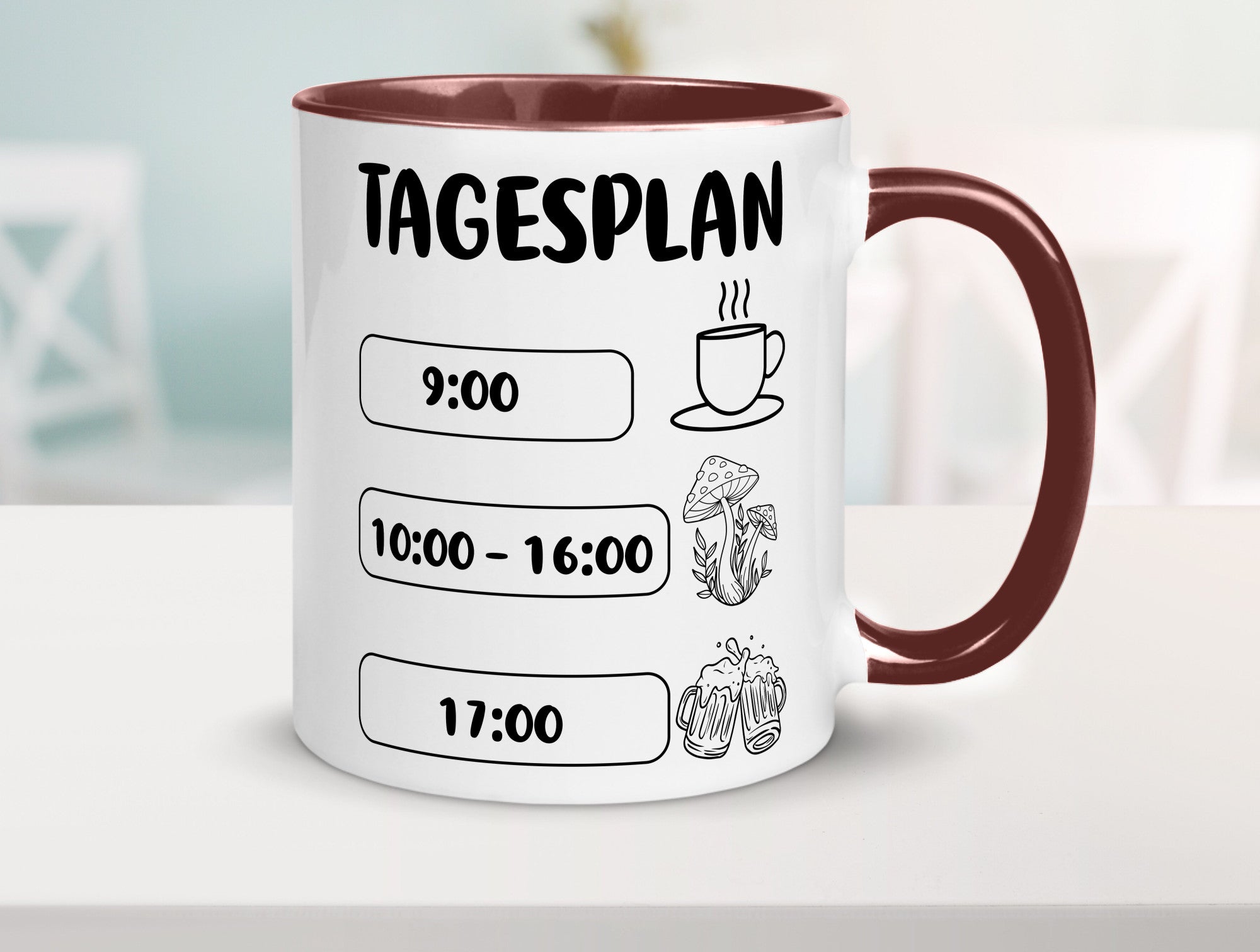 Tagesplan Pilzsammler | Pilze Wald v2 Geschenk Humor Geschenkidee lustiger