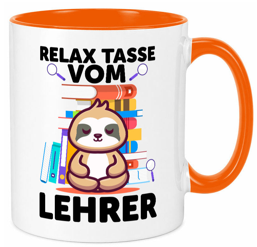 Relax Tasse: Lehrer | Schule Beruf Schüler lustiger Spruch Geschenk Arbeit