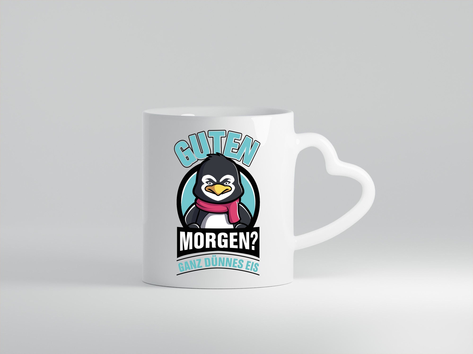 Guten Morgen? Ganz Dünnes Eis | Pinguin Geschenk Humor Geschenkidee lustiger