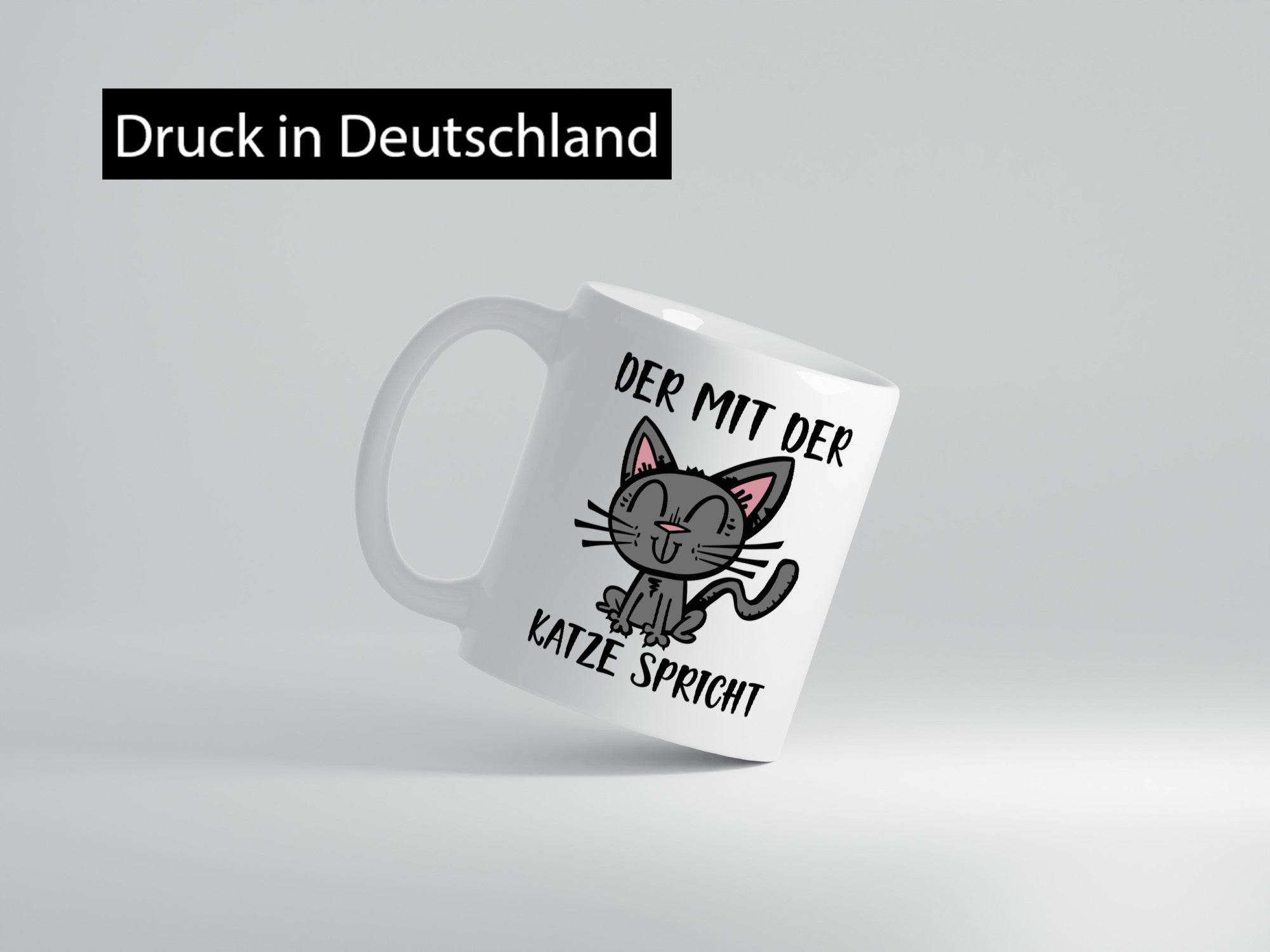 Der mit Katze spritz | Katzenliebhaber Tierfreund Humor Tierliebhaber