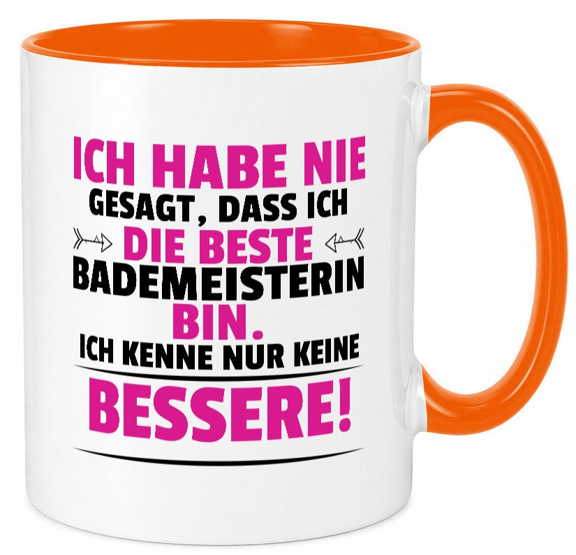 Die Beste Bademeisterin | Schwimmmeisterin Geschenkidee Humor Tasse