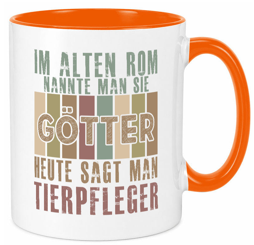 Heute sagt man: Tierpfleger | Pflegeberuf Tierheim lustiger Spruch Geschenk Tasse