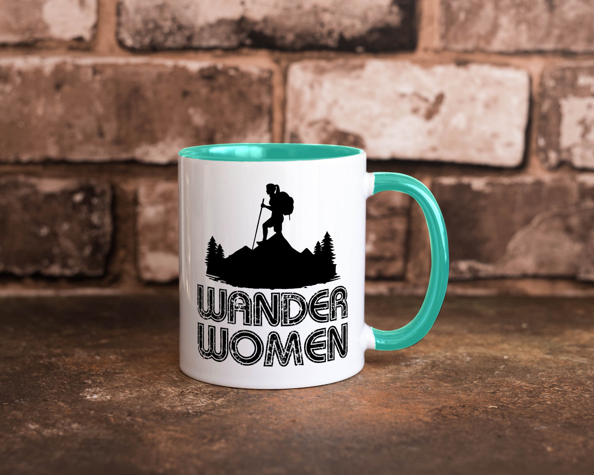 Wander Woman | Wandern Berge Geschenk Familie Geschenkidee lustiger Spruch Tasse