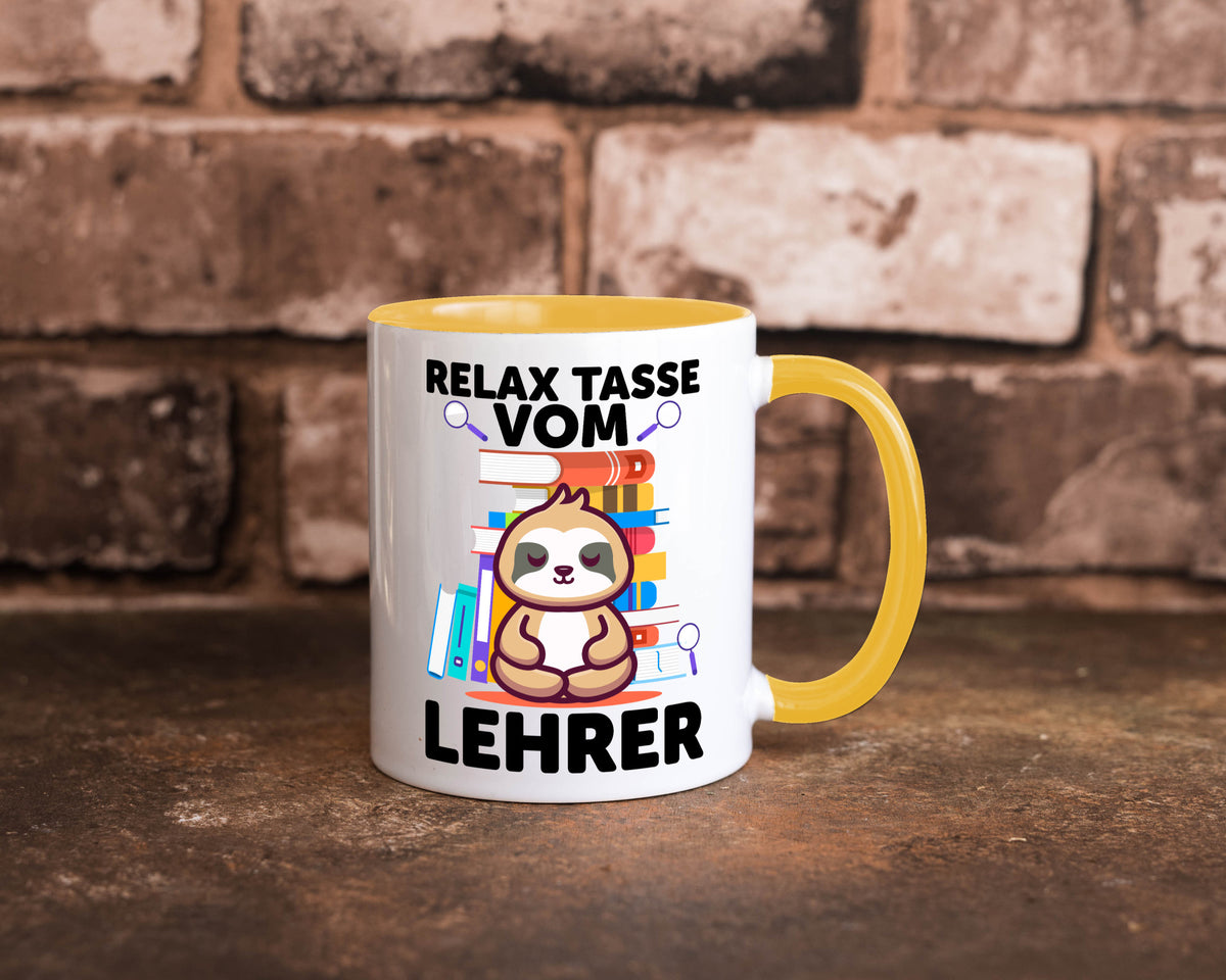 Relax Tasse: Lehrer | Schule Beruf Schüler lustiger Spruch Geschenk Arbeit