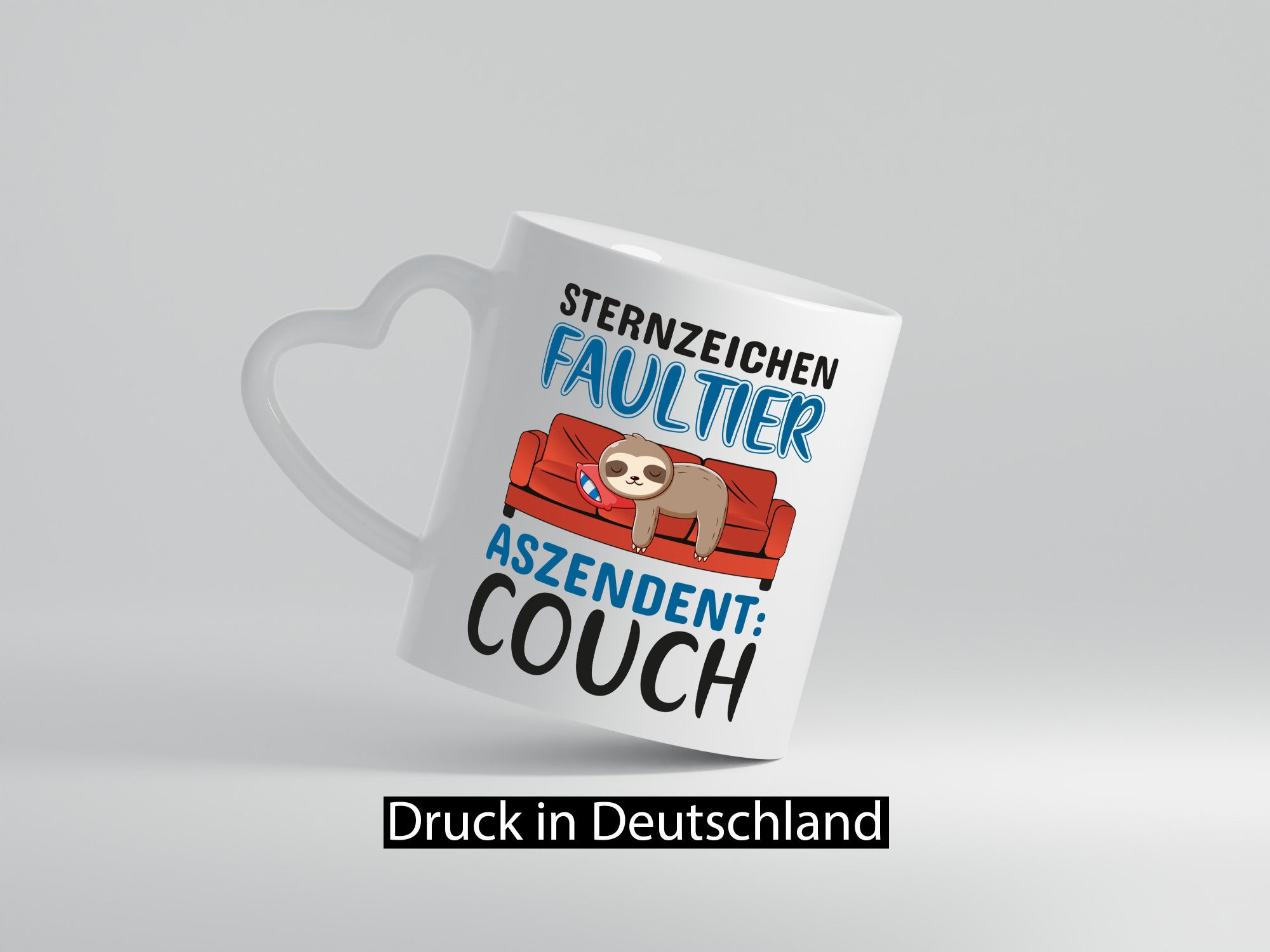 Sternzeichen: Faultier | witzige Tasse Couchpotato lustig Tierliebhaber Humor