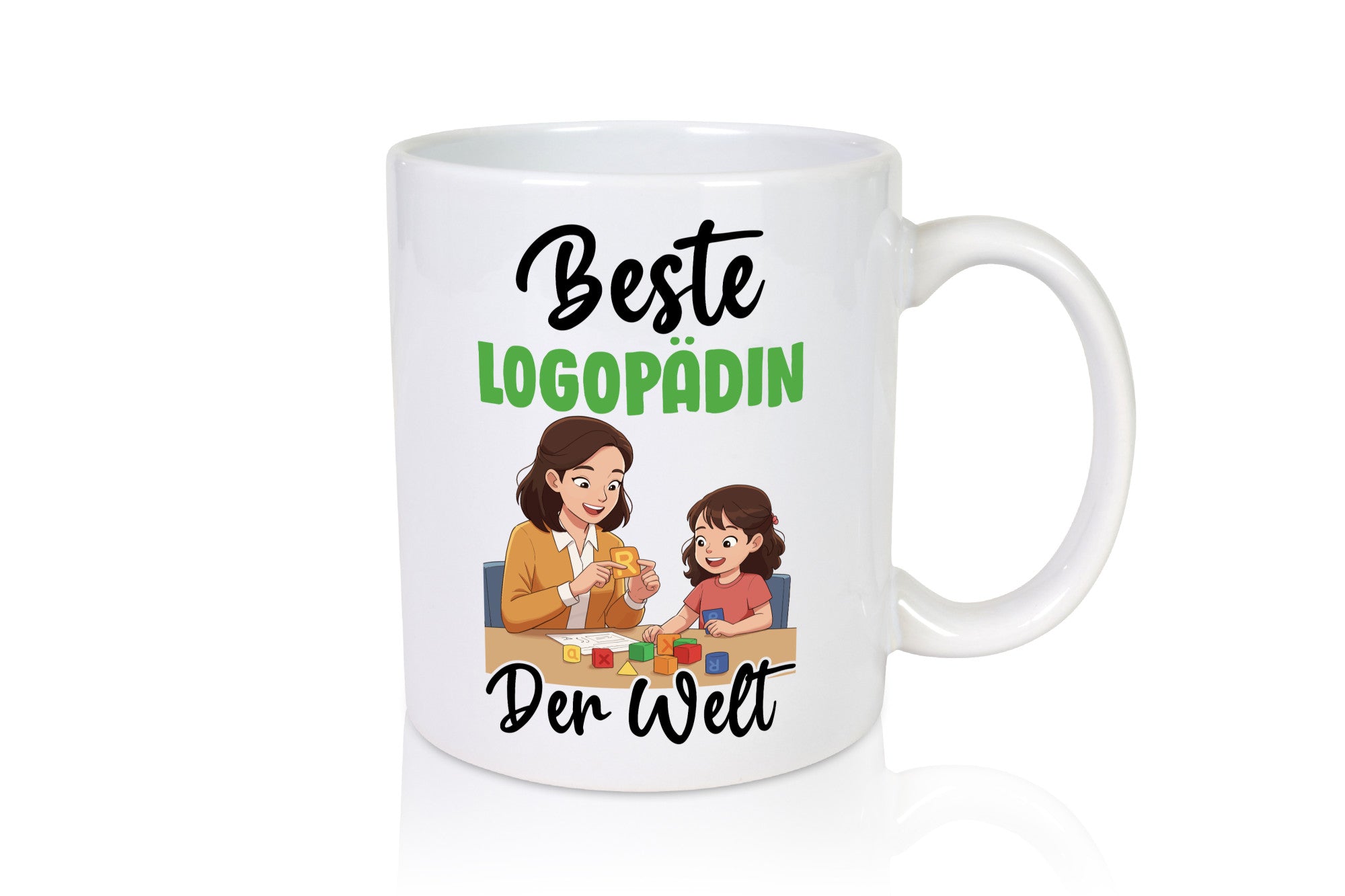 Beste Logopädin | Sprachtherapie v2 Humor Geschenkidee Tasse