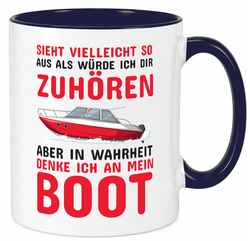 Bootbesitzer | Kapitän Tasse mein Boot lustig Humor Geschenkidee Geschenk