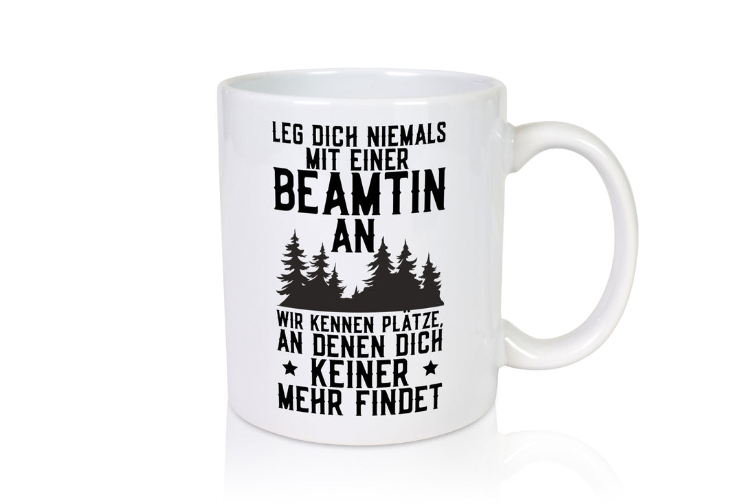 Nicht mir Beamtin anlegen | Polizistin Wald Revier lustiger Spruch Geschenk