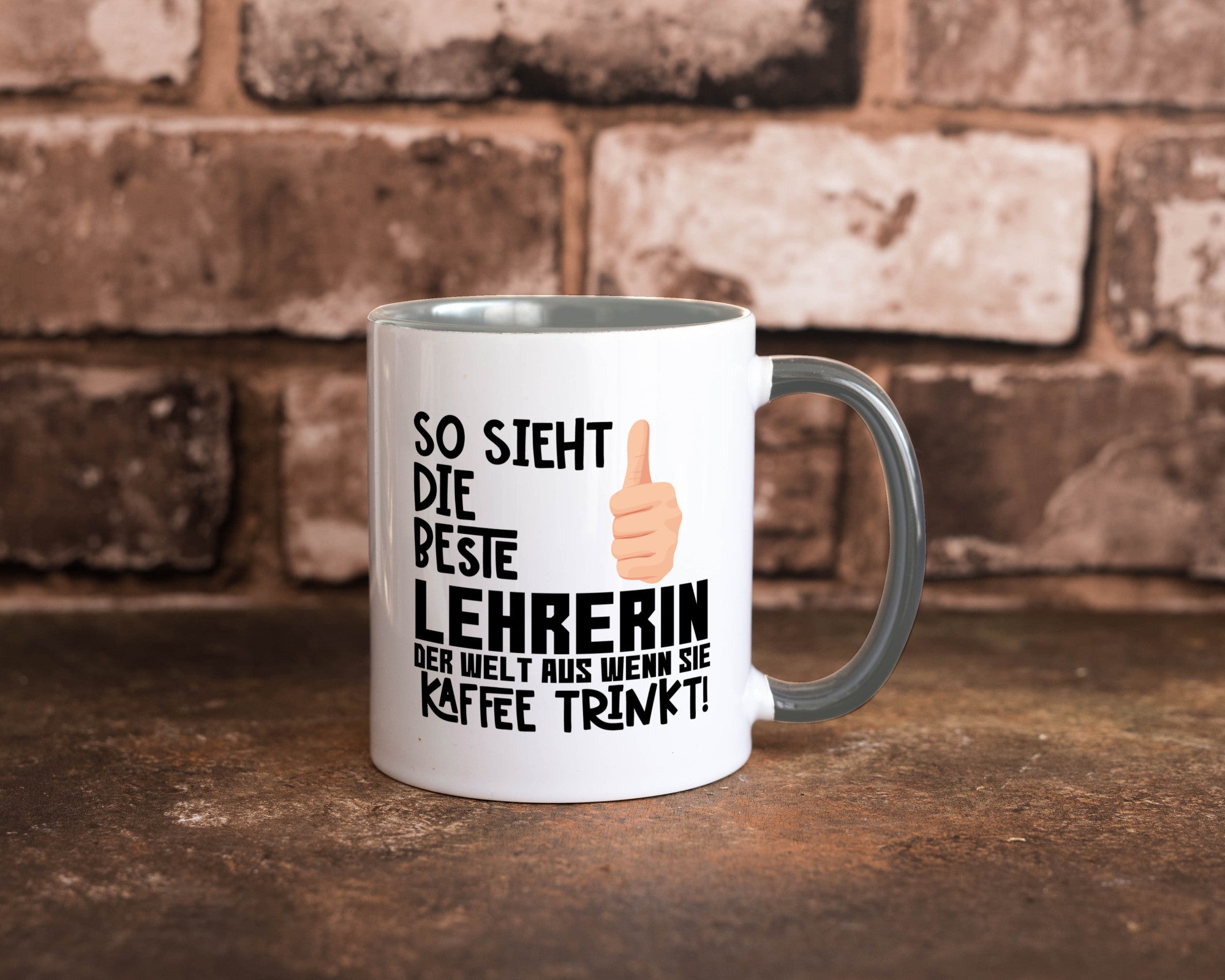 Beste Lehrerin | Lehrer Tasse Schule Dankeschön lustiger Spruch Geschenk Humor