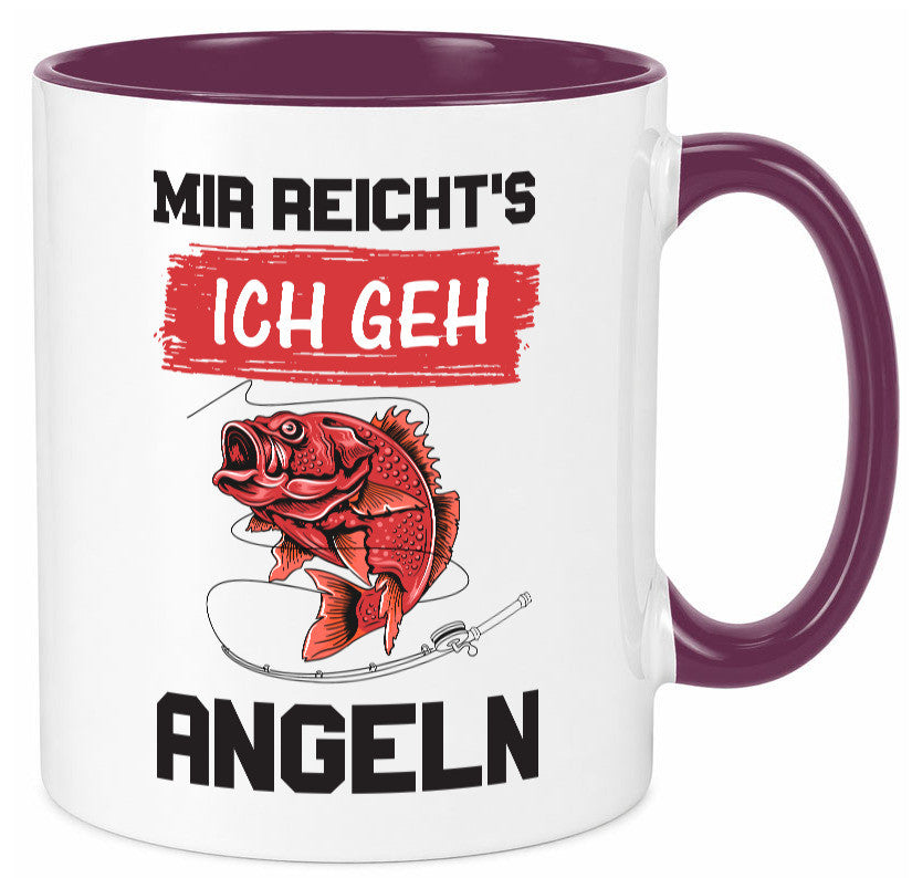 Ich geh angeln | Angler Tasse Fisch Fischer Humor lustig Geschenkidee Geschenk