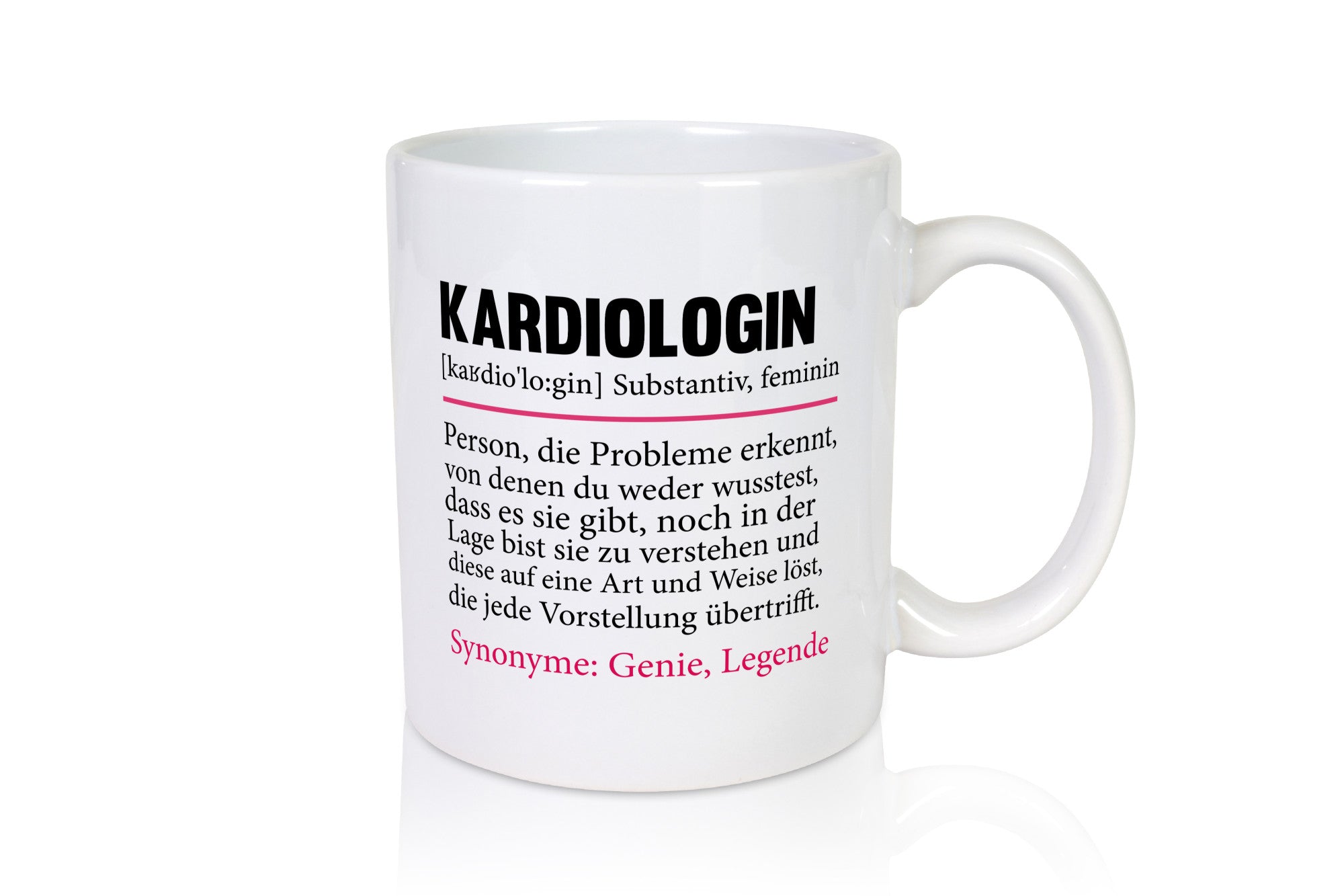 Kardiologin | Spruch lustig Kardiologie Beruf Geschenk Arbeit Kollegen Büro