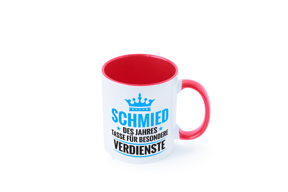 Besonderer Verdienst: Schmied | schmieden Humor Geschenkidee Tasse