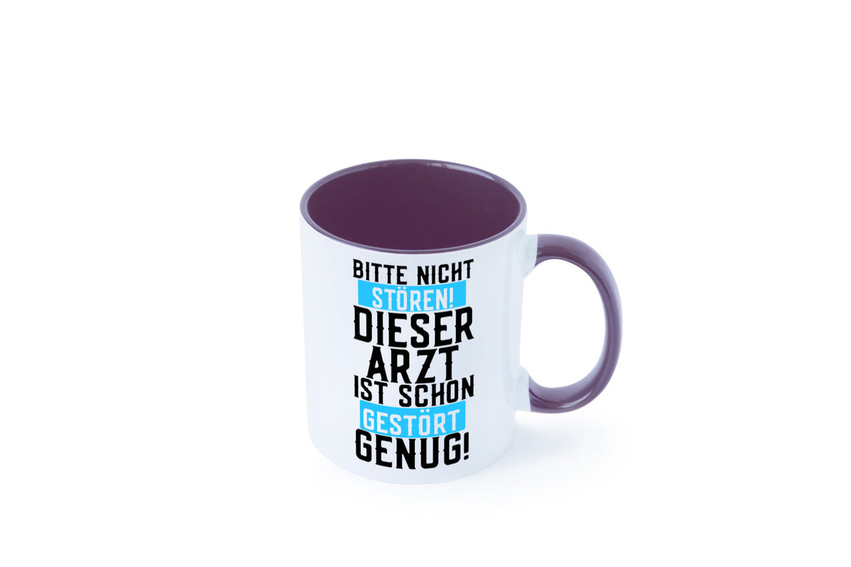 Bitte nicht stören | gestörter Arzt Sarkasmus Klinik Geschenkidee Humor Tasse