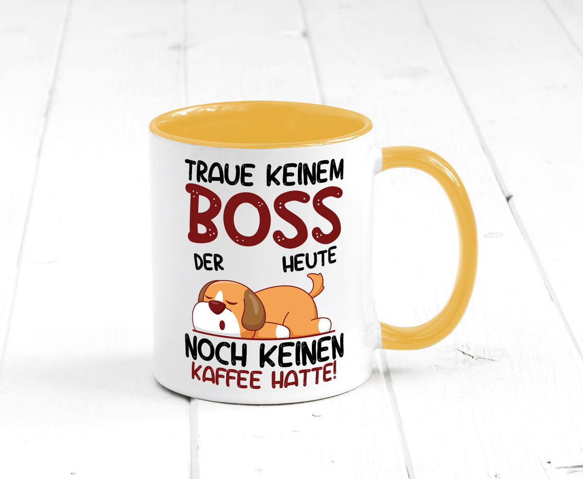 Traue keinem Boss | Führungskraft Vorgesetzter Geschenkidee Humor Tasse