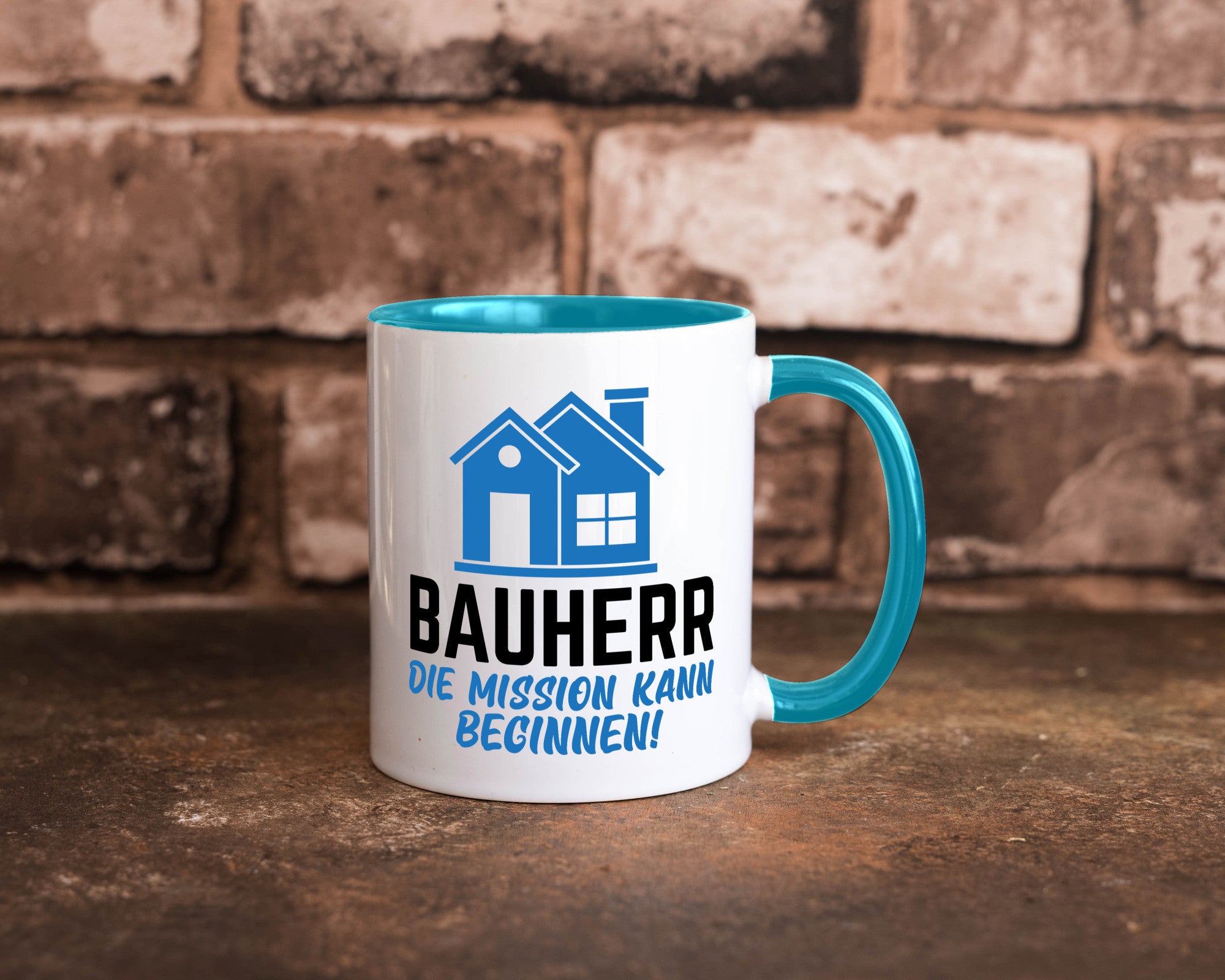 Bauherr | Die mission kann beginnen Bauherren lustiger Spruch Geschenk Humor