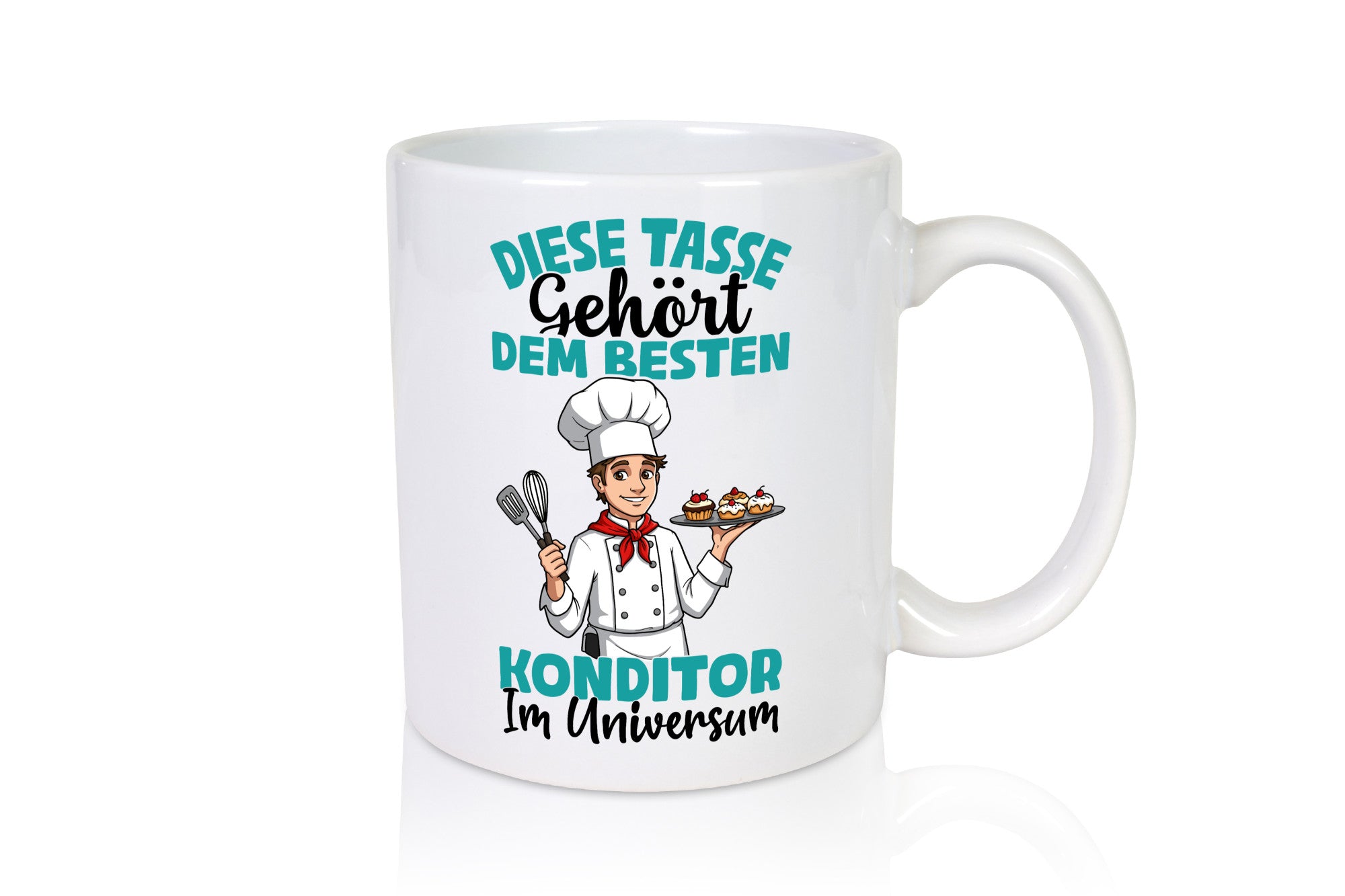 Im Universum: Konditor | Konditorei Humor Geschenkidee Tasse