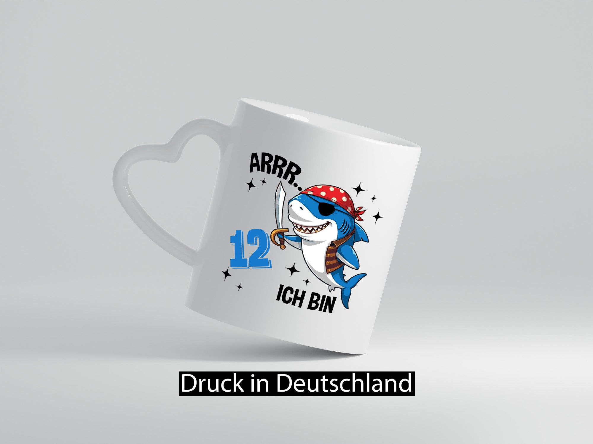 12. Geburtstag | 12 Jahre Arr Pirat Hai Piraten Geschenk Geschenkidee lustiger