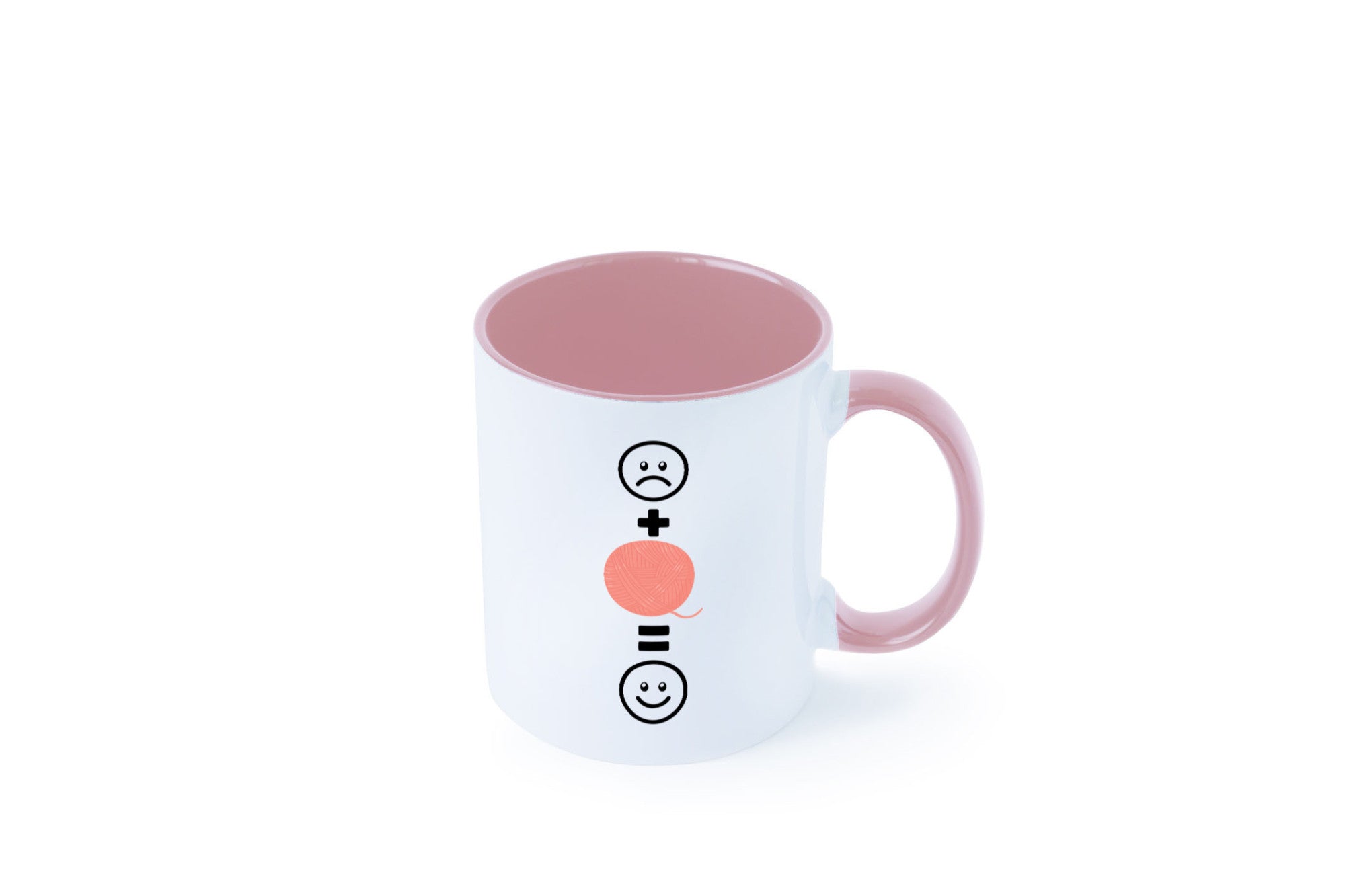 Wolle | Häkeln |Glücklich Geschenk Humor Geschenkidee lustiger Spruch Tasse