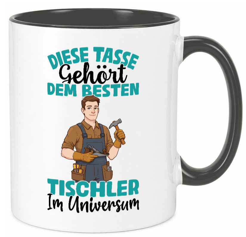 Im Universum: Tischler | Handwerk Beruf Tischlerei Geschenkidee Arbeit Kollegen Tasse