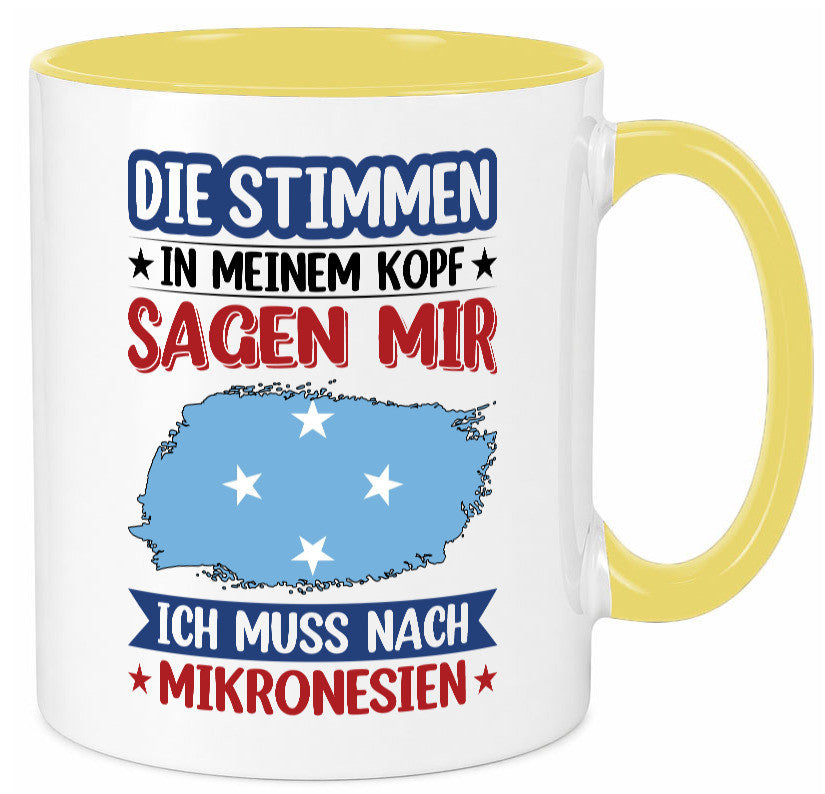 Mikronesien | Urlaub Stimmen in meinem Kopf Traumland Geschenk Humor