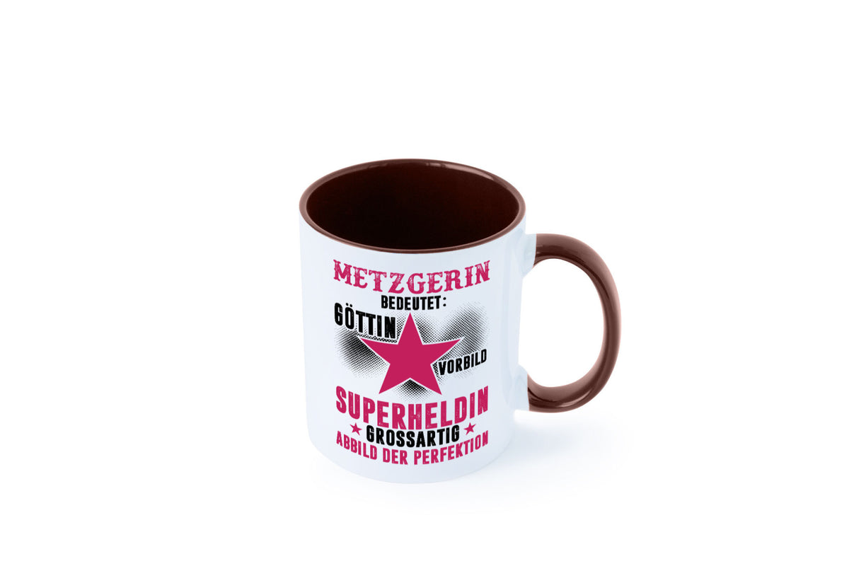 Bedeutung von Metzgerin | Fleischerin Geschenk Humor Geschenkidee lustiger Tasse