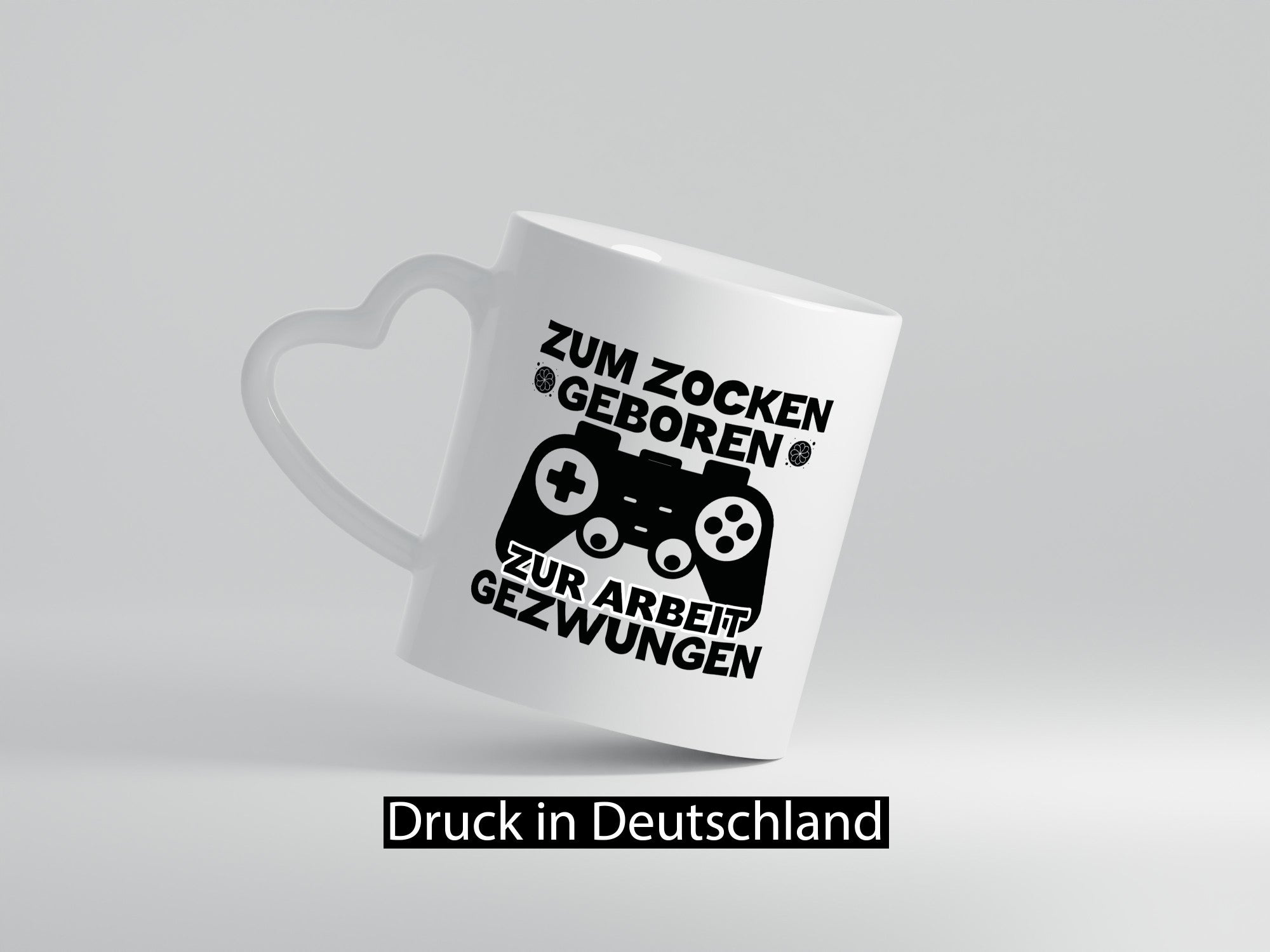 Zum Zocken geboren | Spruchtasse lustig Gaming Humor Geschenkidee Tasse