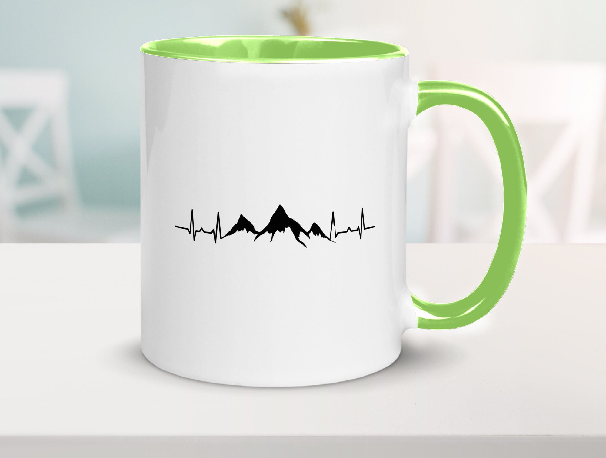 Berge Motiv | Alpen Skifahren Skiurlaub Apres Ski Geschenkidee Humor Tasse