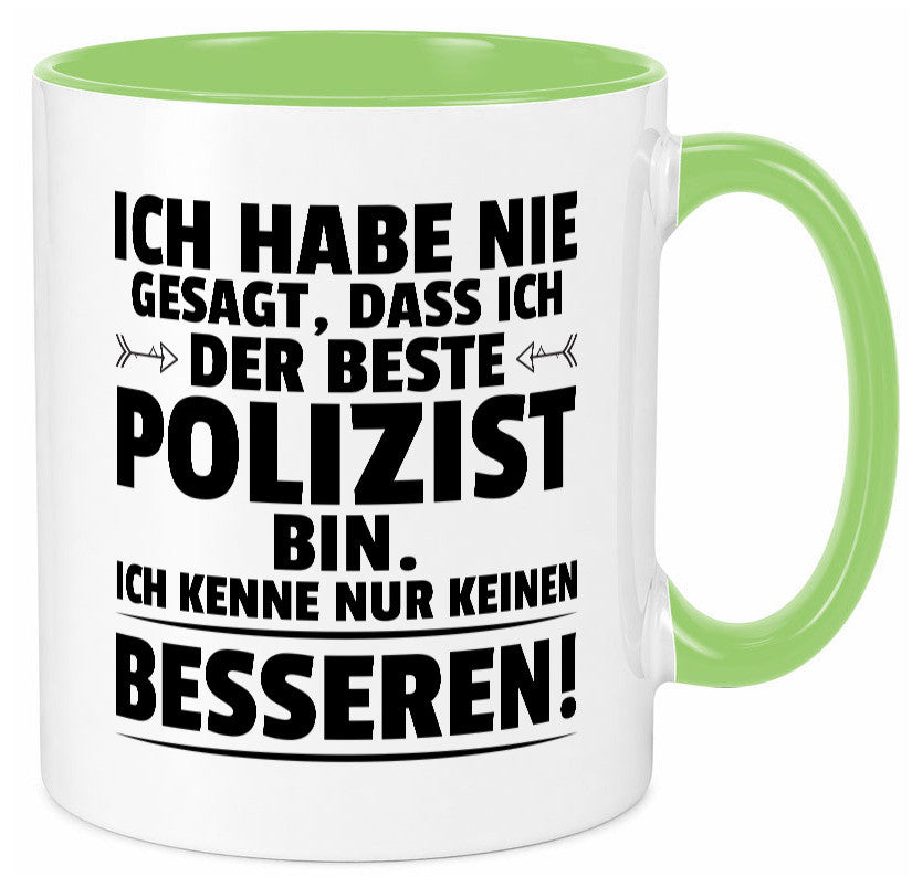 Der Beste Polizist | Polizei Humor Geschenkidee Tasse