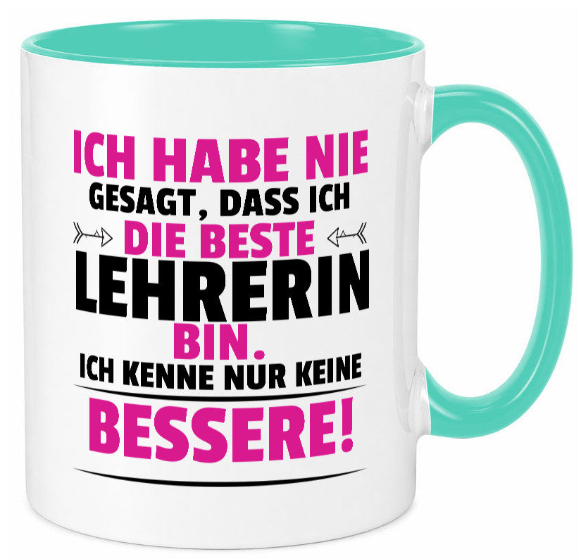 Die Beste Lehrerin | Schule Beruf Schüler Geschenk Arbeit Kollegen Büro