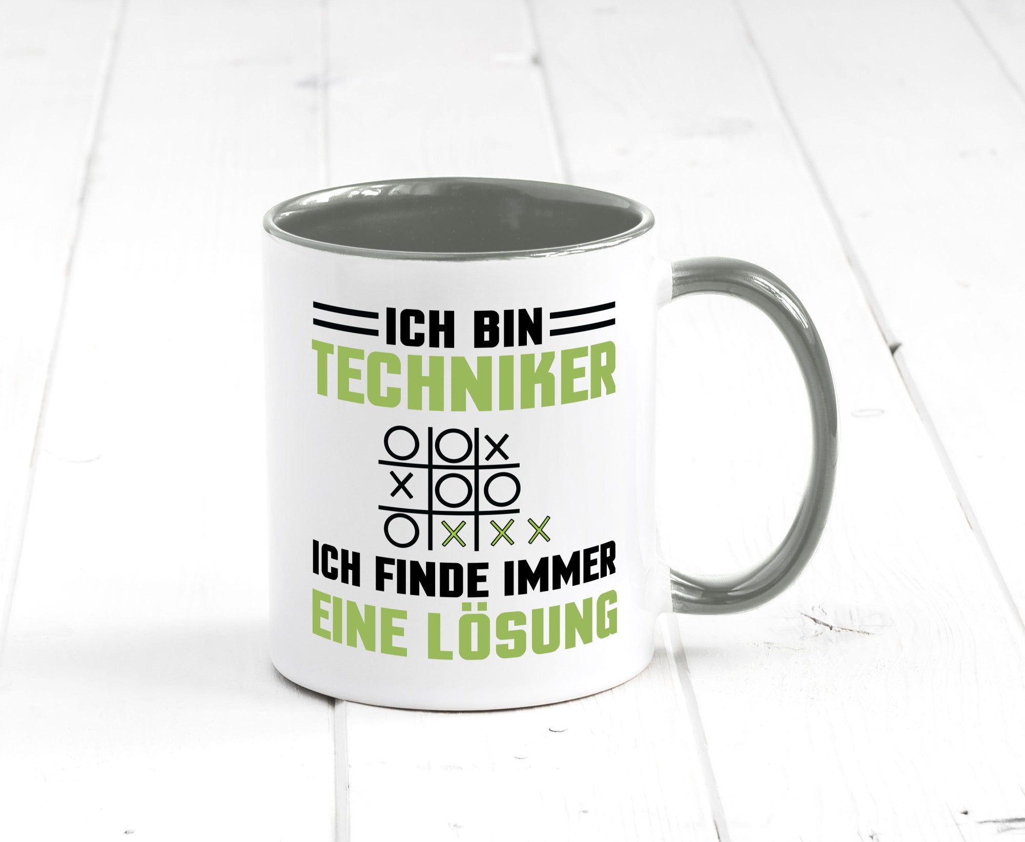Ich bin Techniker finde immer eine Lösung | lustiger Spruch Geschenk Humor