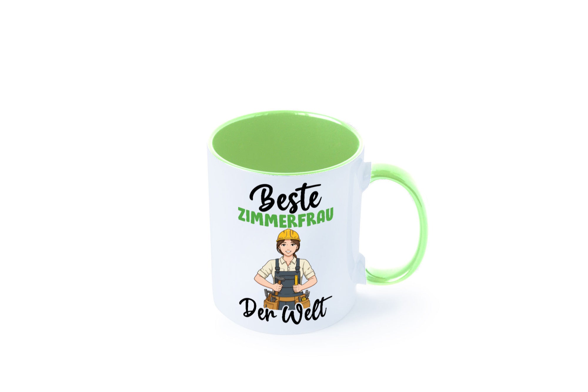Beste Zimmerfrau| Holzbau | Handwerkerin v2 Geschenk Humor Geschenkidee