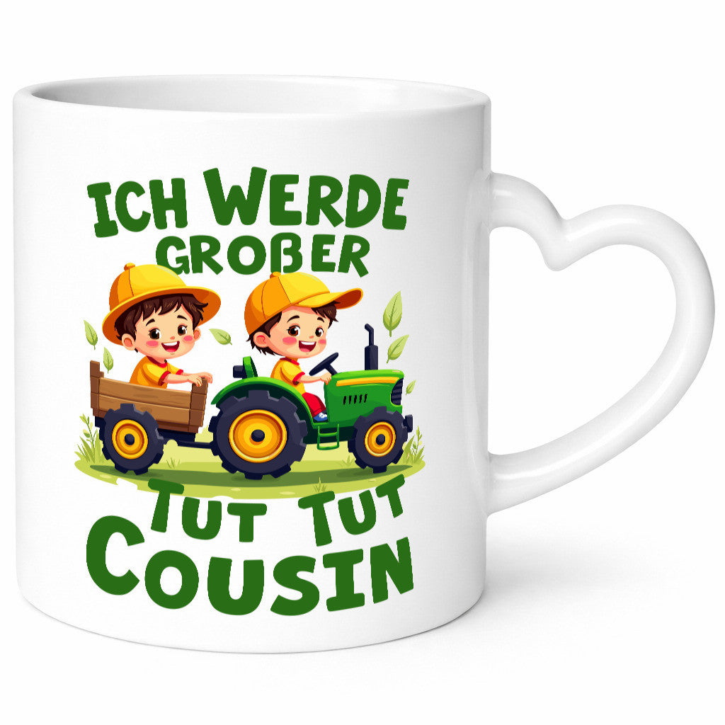 Ich werde Großer Cousin | Familie Bauer lustiger Spruch Geschenk Geschenkidee