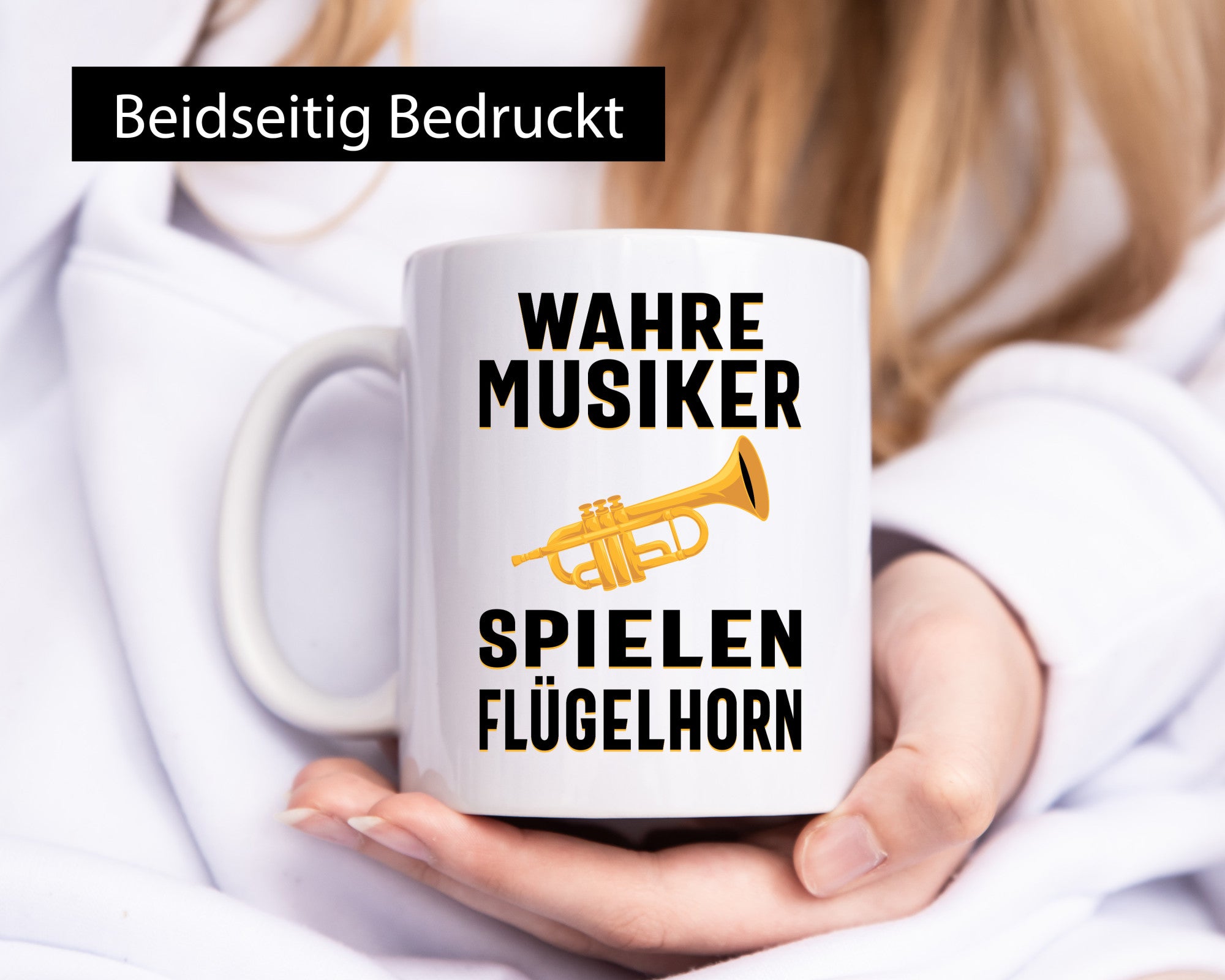 Wahre Musiker spielen Flügelhorn | Trompete Geschenk Humor Geschenkidee