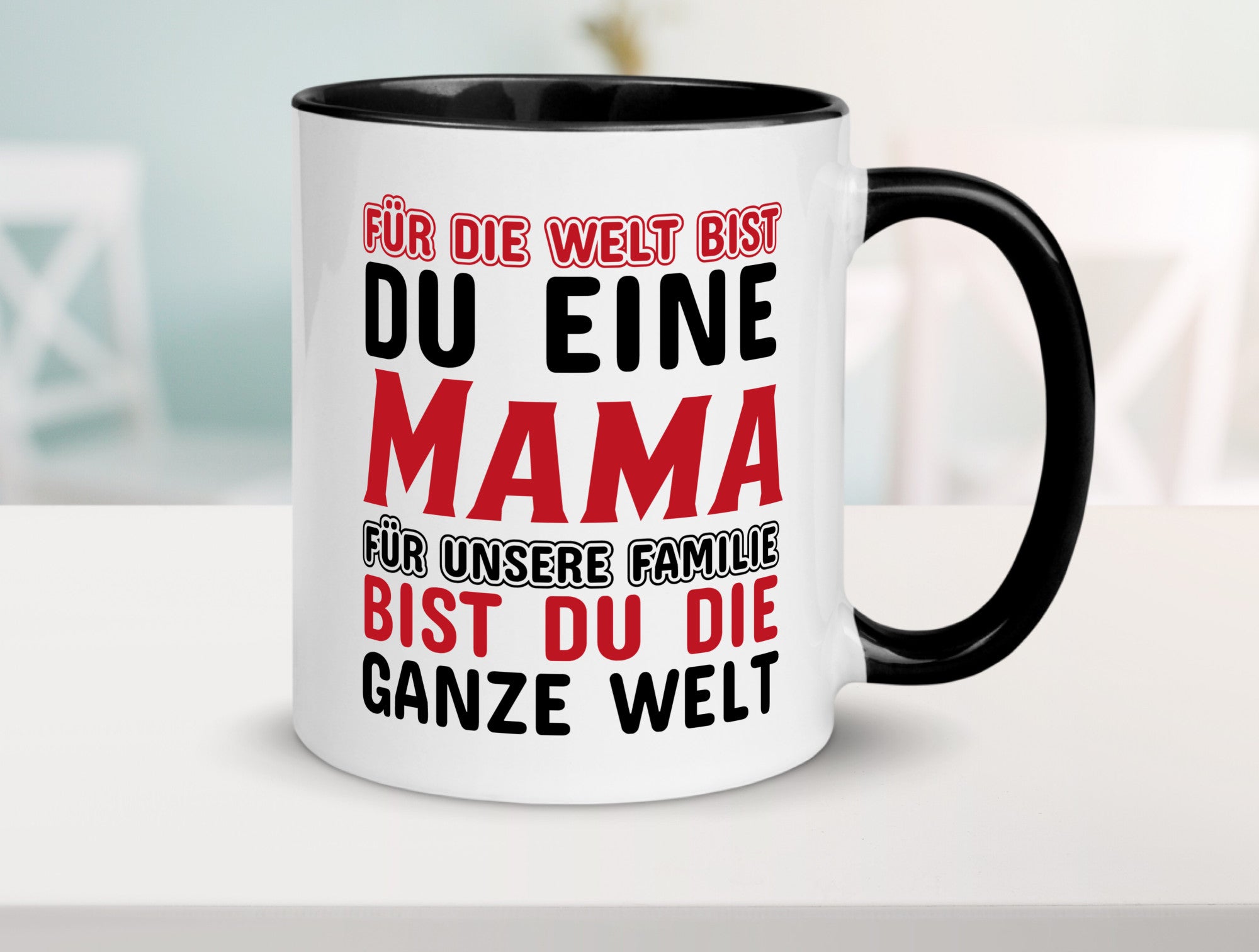 Beste mama der Welt lustiger Spruch Geschenk Familie Geschenkidee Tasse