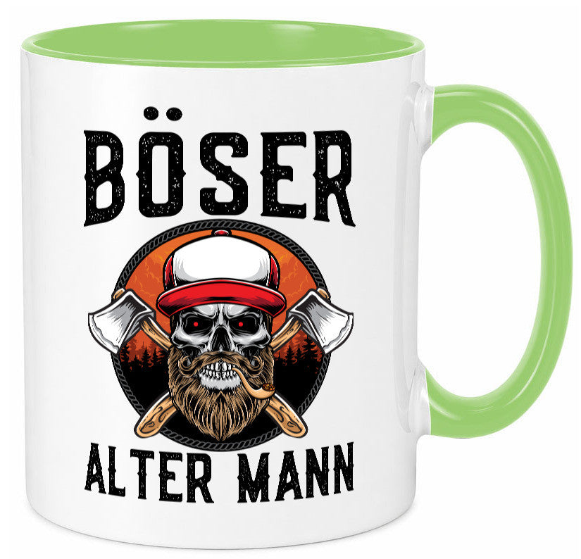 Böser alter Mann Humor Geschenkidee Tasse