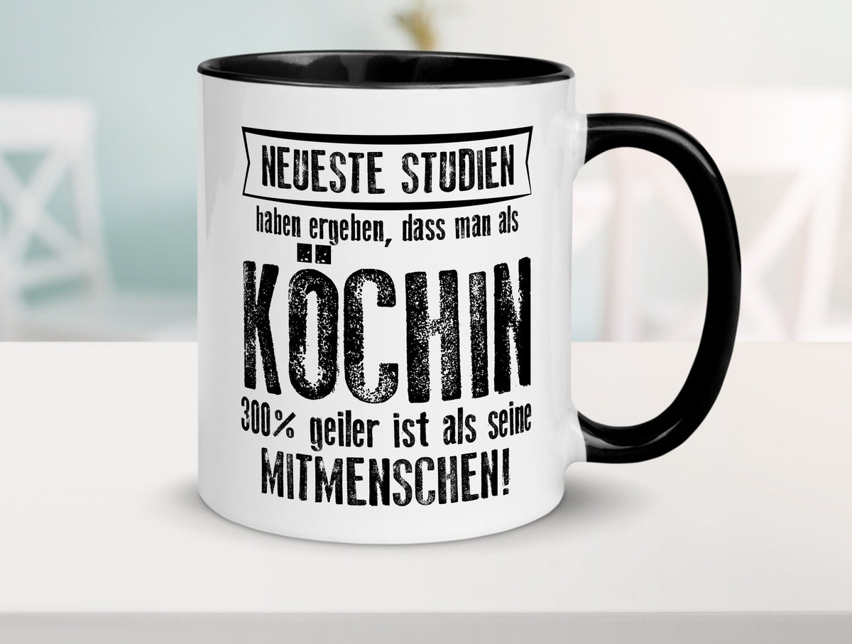 Neuste Studien: Köchin | Chefköchin Chefkoch Geschenk Arbeit Kollegen Büro Tasse