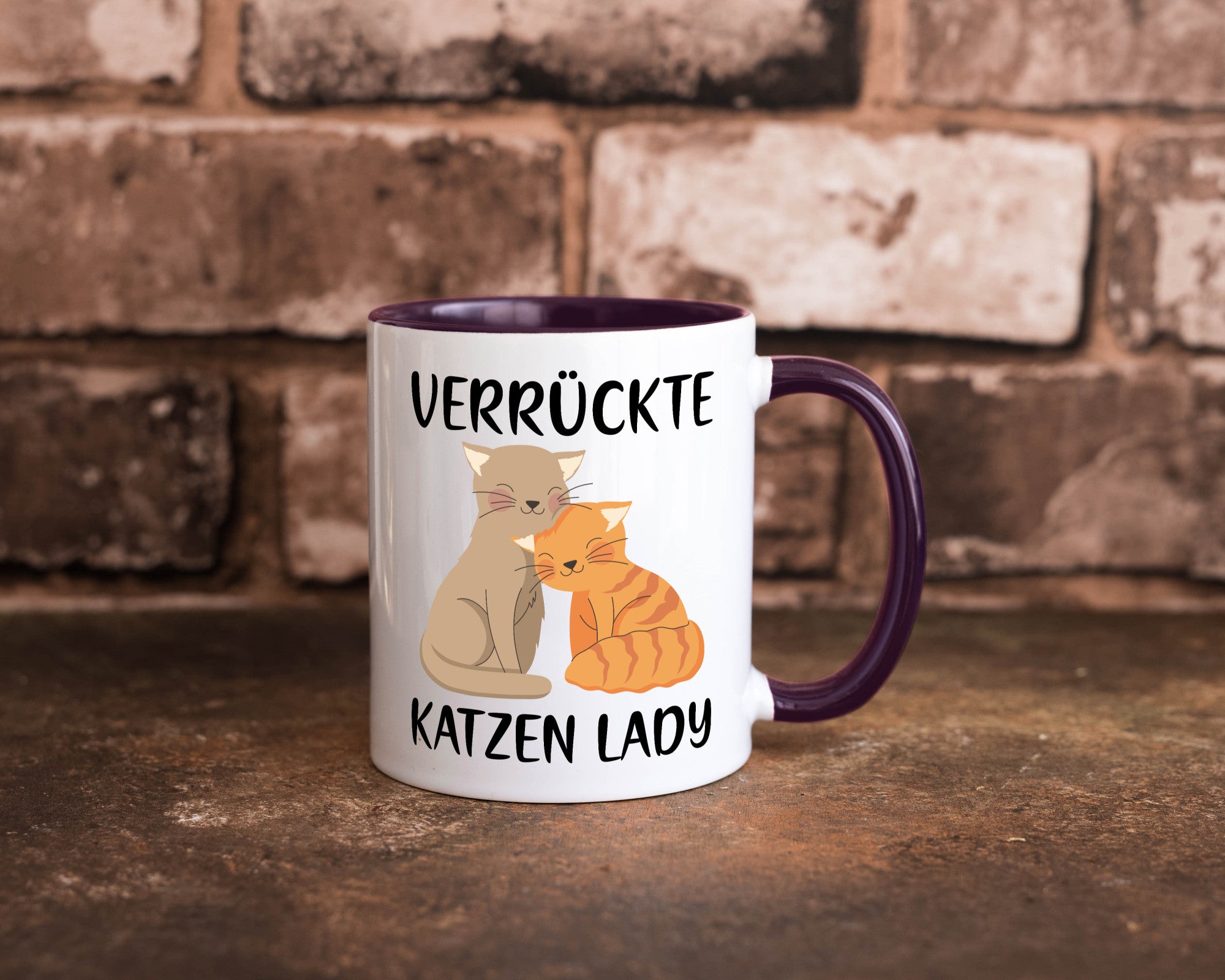 Verrückte Katzen Lady | Ich liebe Katzenliebhaber Geschenk Tierliebhaber Humor