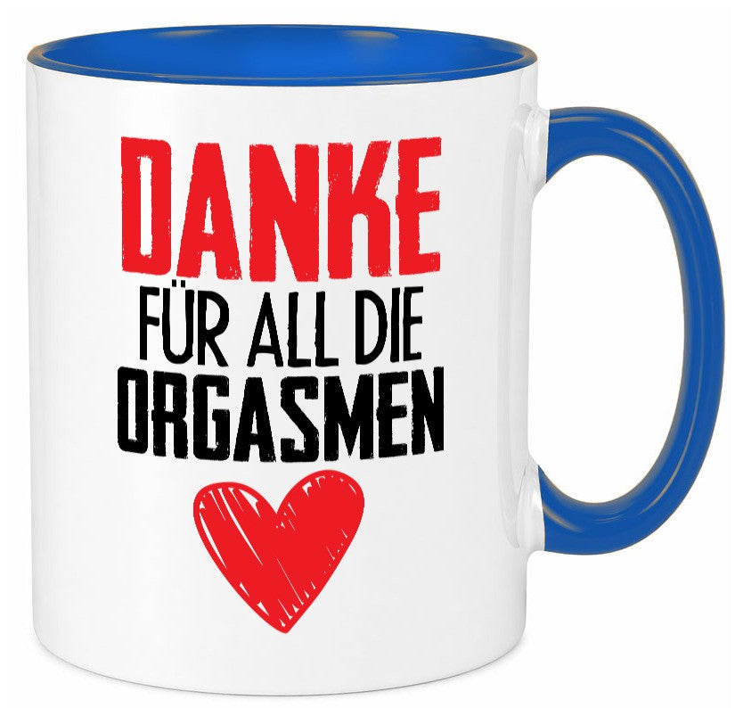 Orgasmus Tasse Geschenkidee Humor