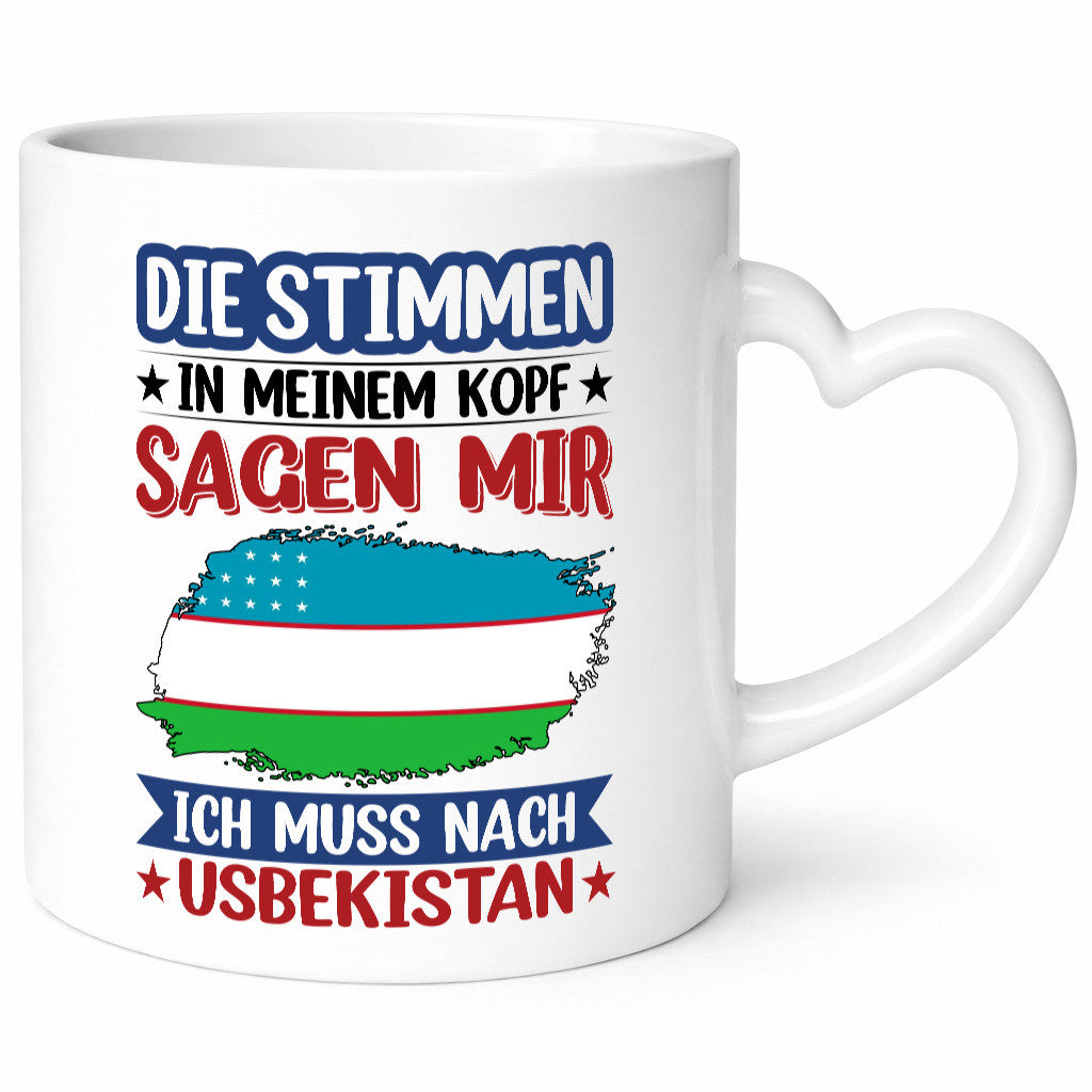 Usbekistan | Urlaub Stimmen in meinem Kopf Traumland v2 Geschenk Humor