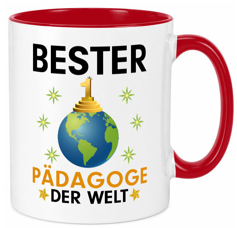 Welt Bester Pädagoge | Pädagogik Geschenk Humor Geschenkidee lustiger Spruch Tasse