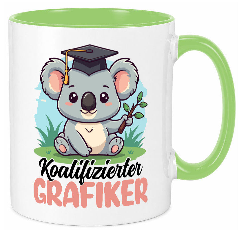 Koalifizierter Grafiker | Grafik Design lustiger Spruch Geschenk Humor